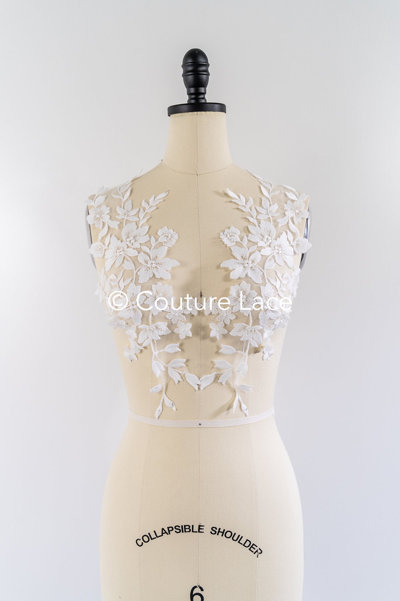 Hochzeit Blumen Applikation/ Blumen Spitzen Applikationen/ romantisches Kleid Applikationen/ Blatt Applikationen// A25-491