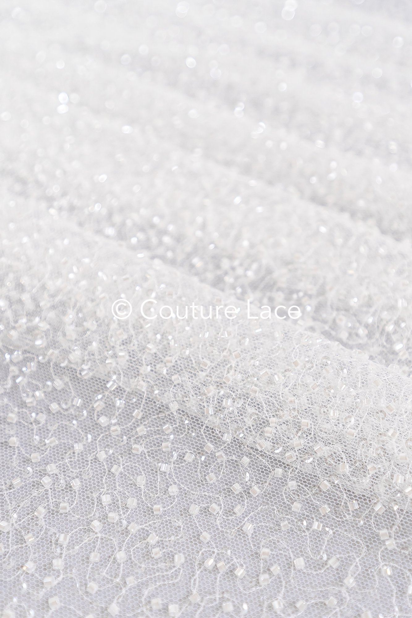 Perlen Spitzenstoff Off-White/ Braut Spitzenstoff mit Perlen & Pailletten/ Hochzeitskleid Spitzenstoff/ Pailletten Spitze/ Perlen Brautspitze// L17-100
