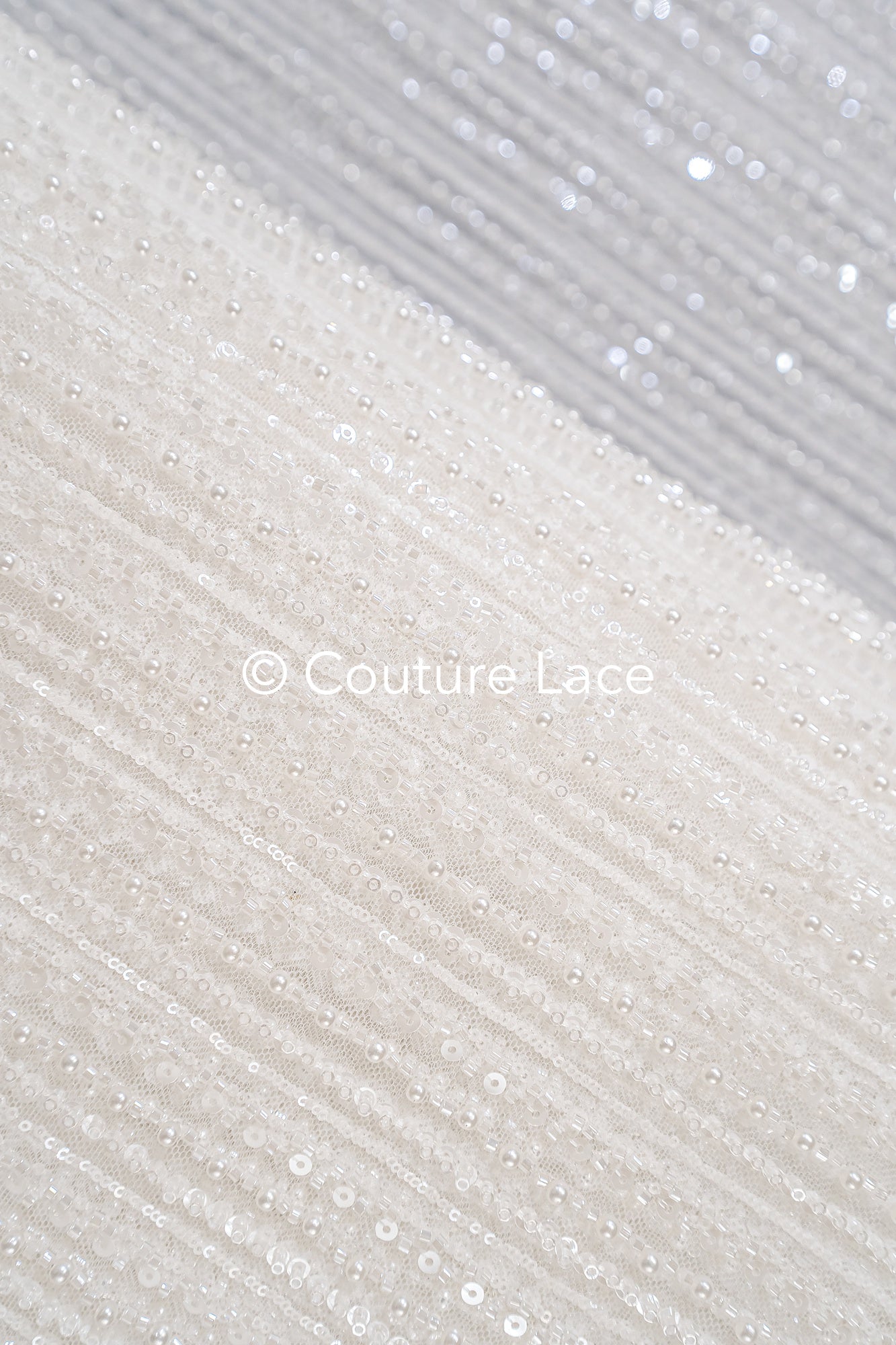Perlen-Spitzenstoff/ Couture-Spitzenstoff/ Braut-Spitzenstoff/ Perlen-Spitzenstoff// L24-673