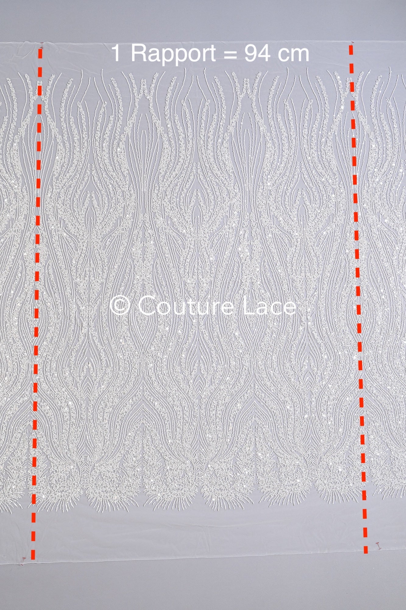 Perlen-Spitzenstoff/ Couture-Spitzenstoff/ Braut-Spitzenstoff/ Perlen-Spitzenstoff// L24-674