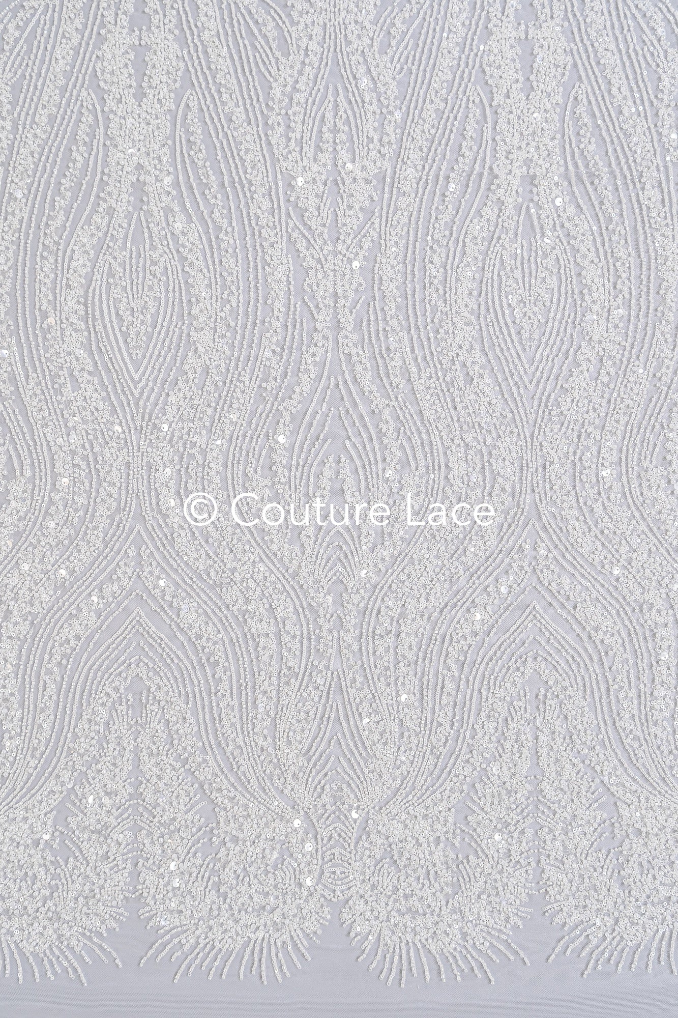 Perlen-Spitzenstoff/ Couture-Spitzenstoff/ Braut-Spitzenstoff/ Perlen-Spitzenstoff// L24-674