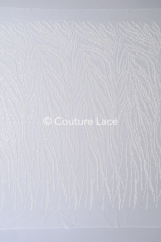 Perlen-Spitzenstoff/ Couture-Spitzenstoff/ Braut-Spitzenstoff/ Perlen-Spitzenstoff// L24-677