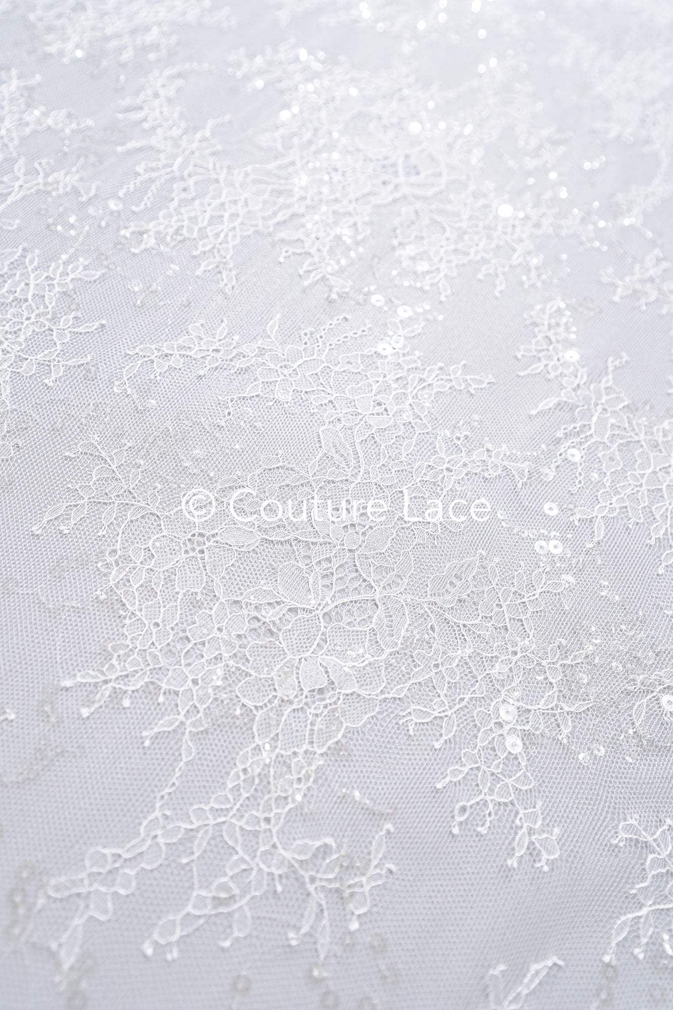 Floral bridal lace/ bridal lace fabric/ off-white bridal lace/ embroidered wedding lace/ couture lace/ L24-678