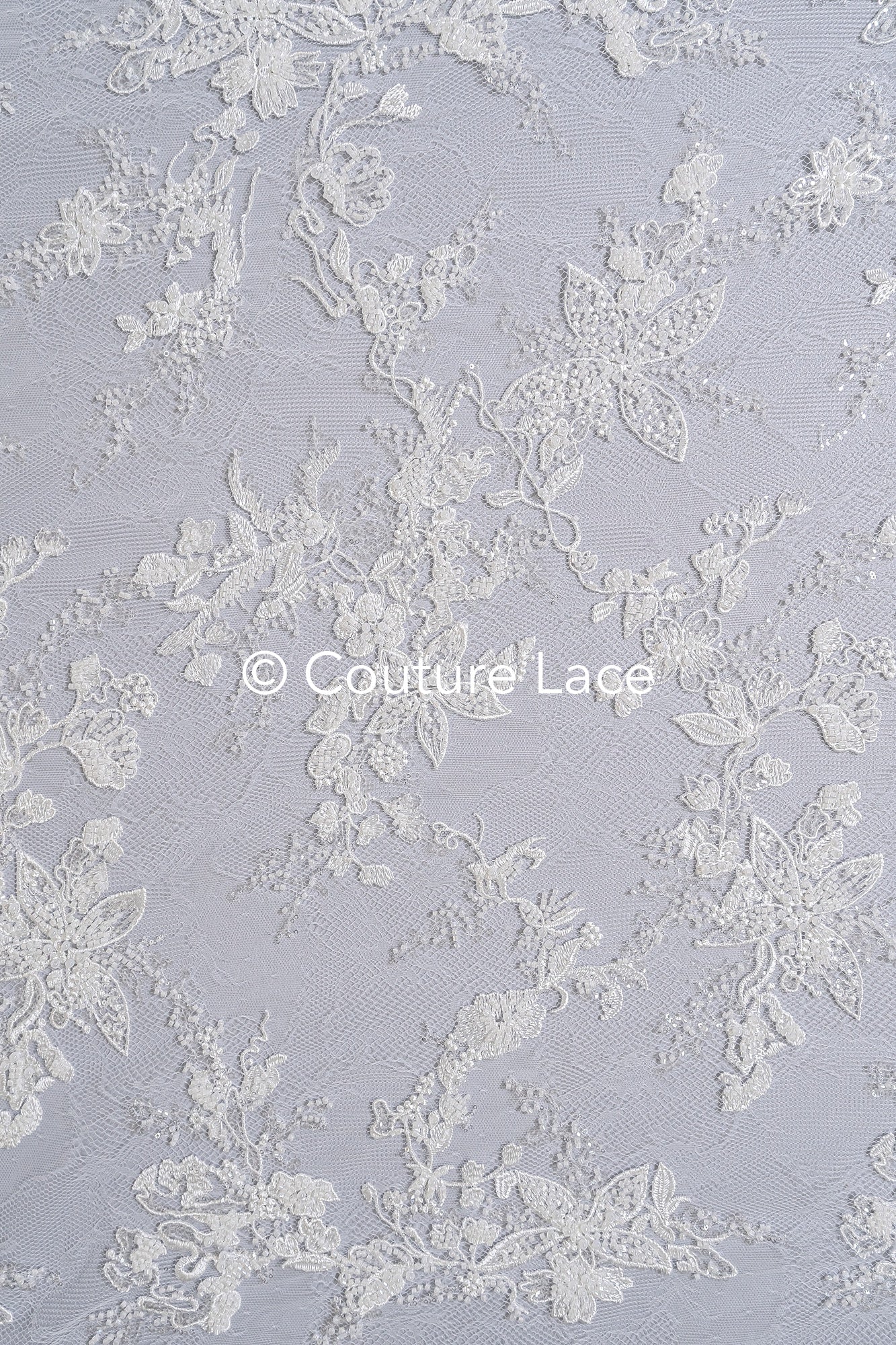 Perlen-Spitzenstoff/ Couture-Spitzenstoff floral/ Braut-Spitzenstoff/ Perlen-Spitzenstoff// L24-692