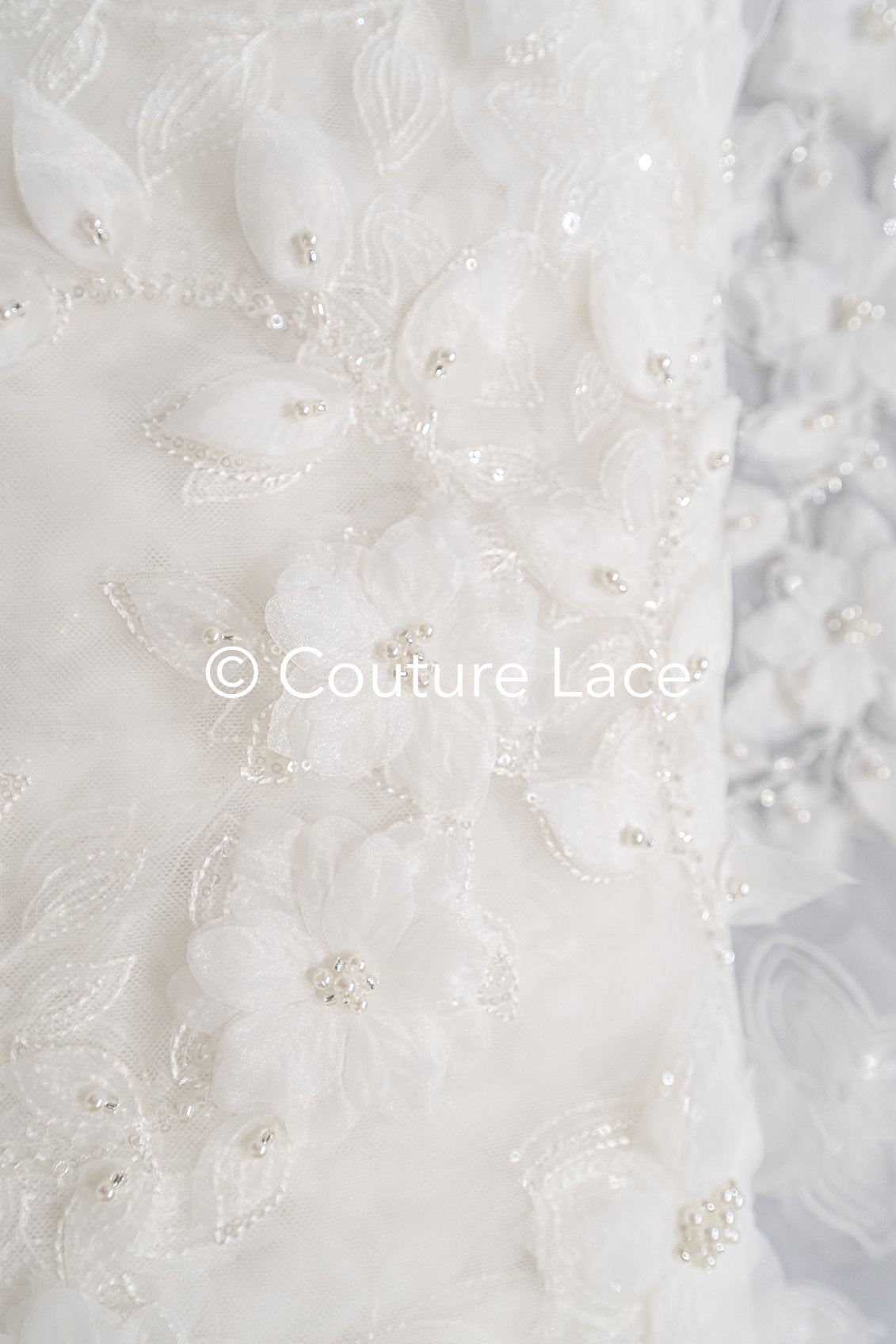 Exquisite Florale Spitze für Brautkleider, Jäckchen und Hochzeitsaccessoires // L25-717