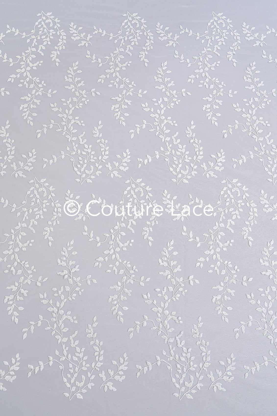 Fine floral 3D blossom bridal lace, bridal fabric with embroidery for wedding dresses with small flowers // L25-742