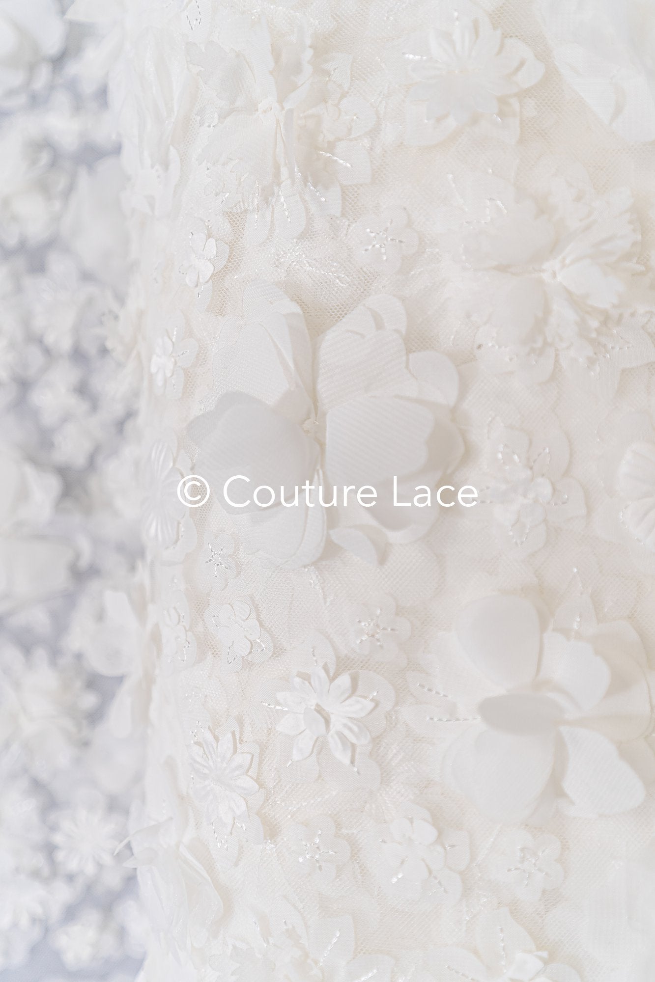 Exquisite Florale Spitze für Brautkleider, Jäckchen und Hochzeitsaccessoires // L25-814