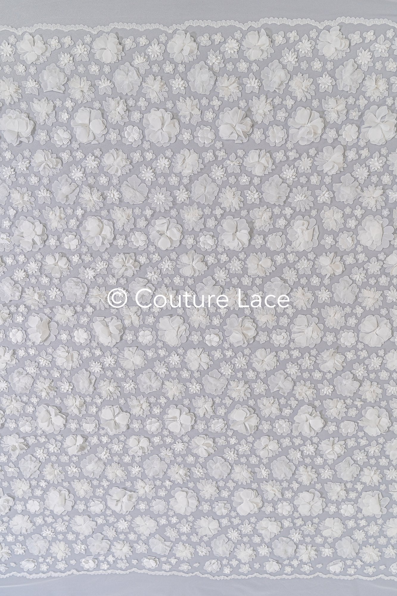 Exquisite Florale Spitze für Brautkleider, Jäckchen und Hochzeitsaccessoires // L25-814