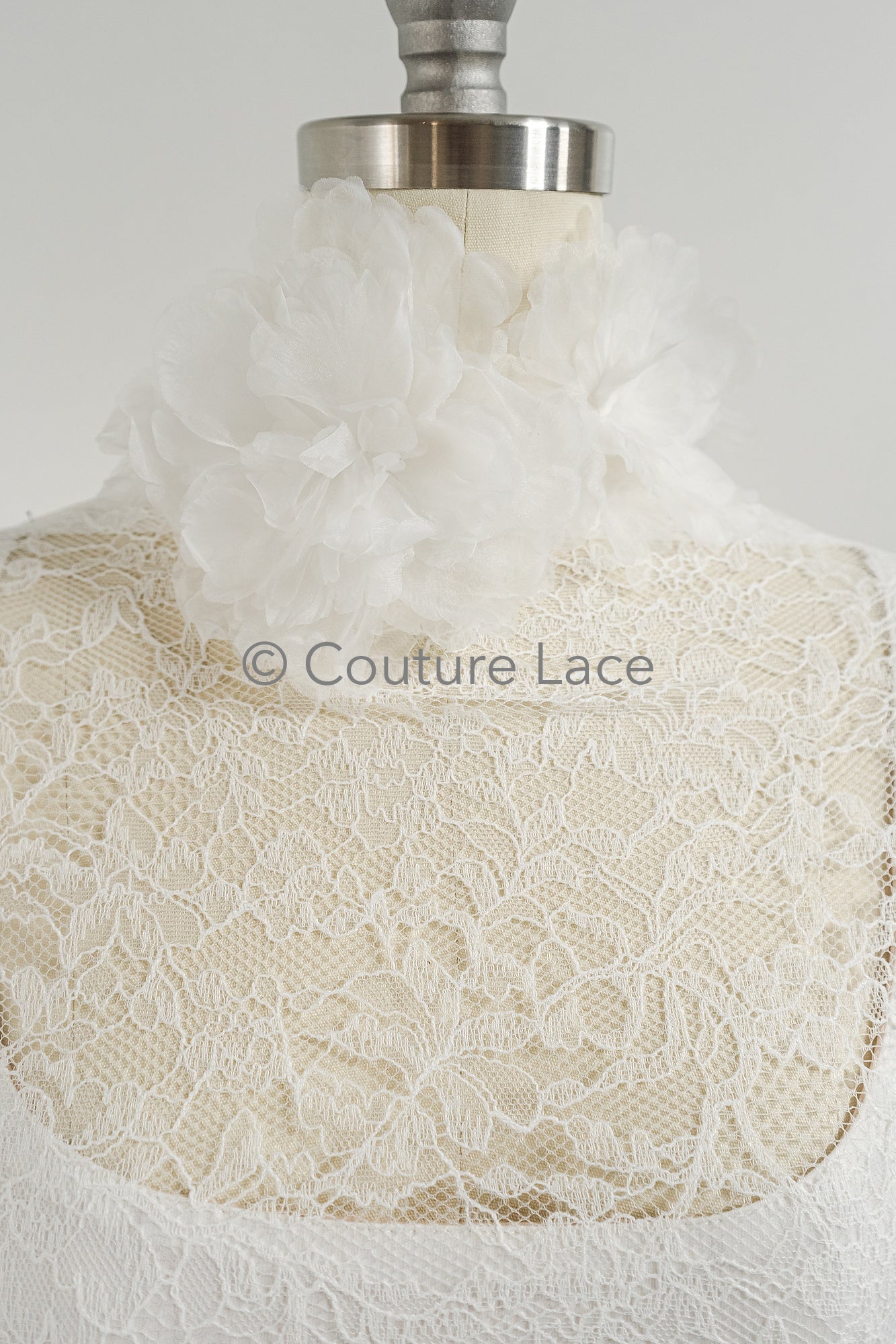 3D lace flowers/ 3D flowers sew on/ 3D flowers lace applique/ wedding dress lace applique// A24-451