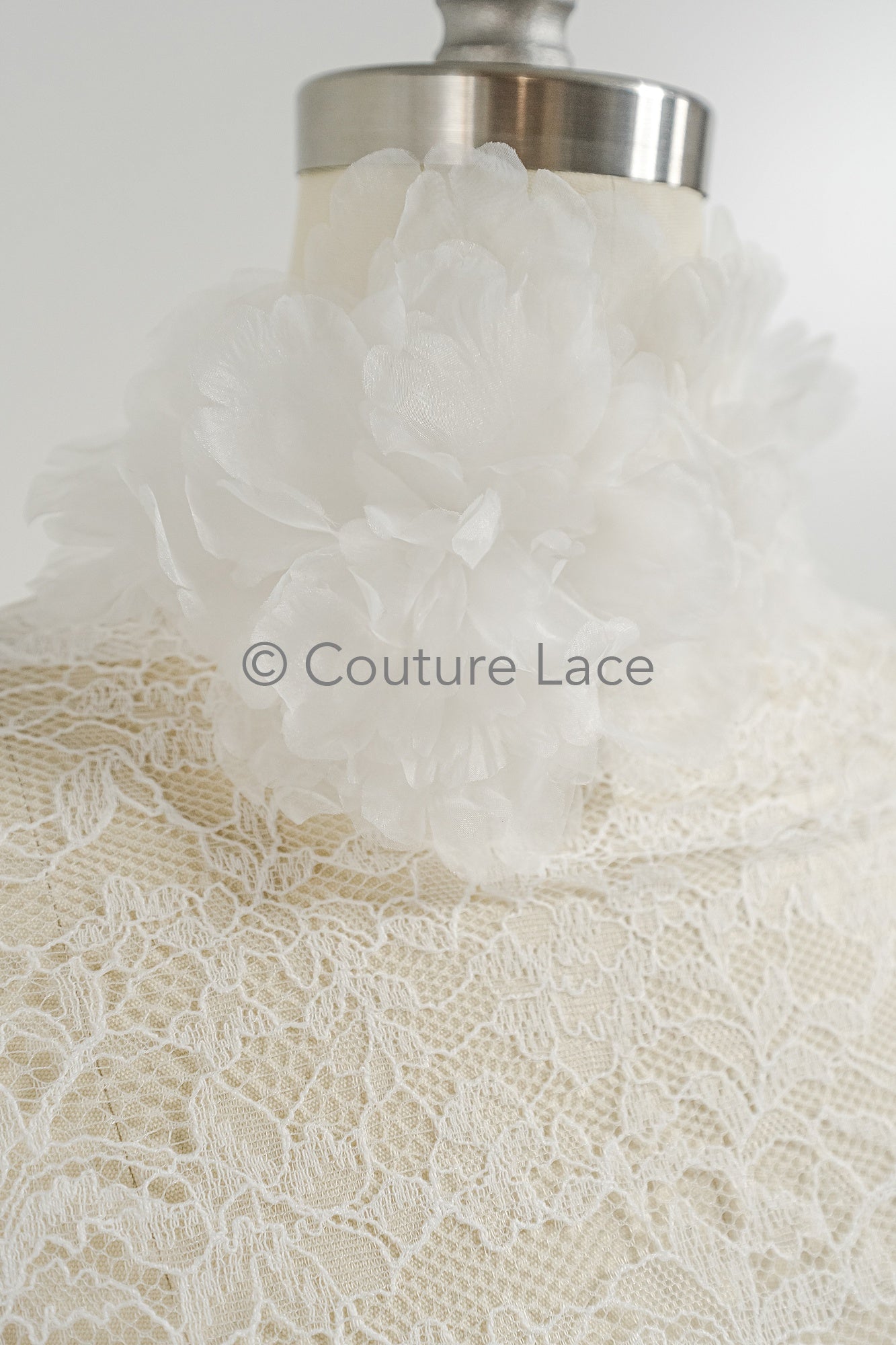 3D lace flowers/ 3D flowers sew on/ 3D flowers lace applique/ wedding dress lace applique// A24-451