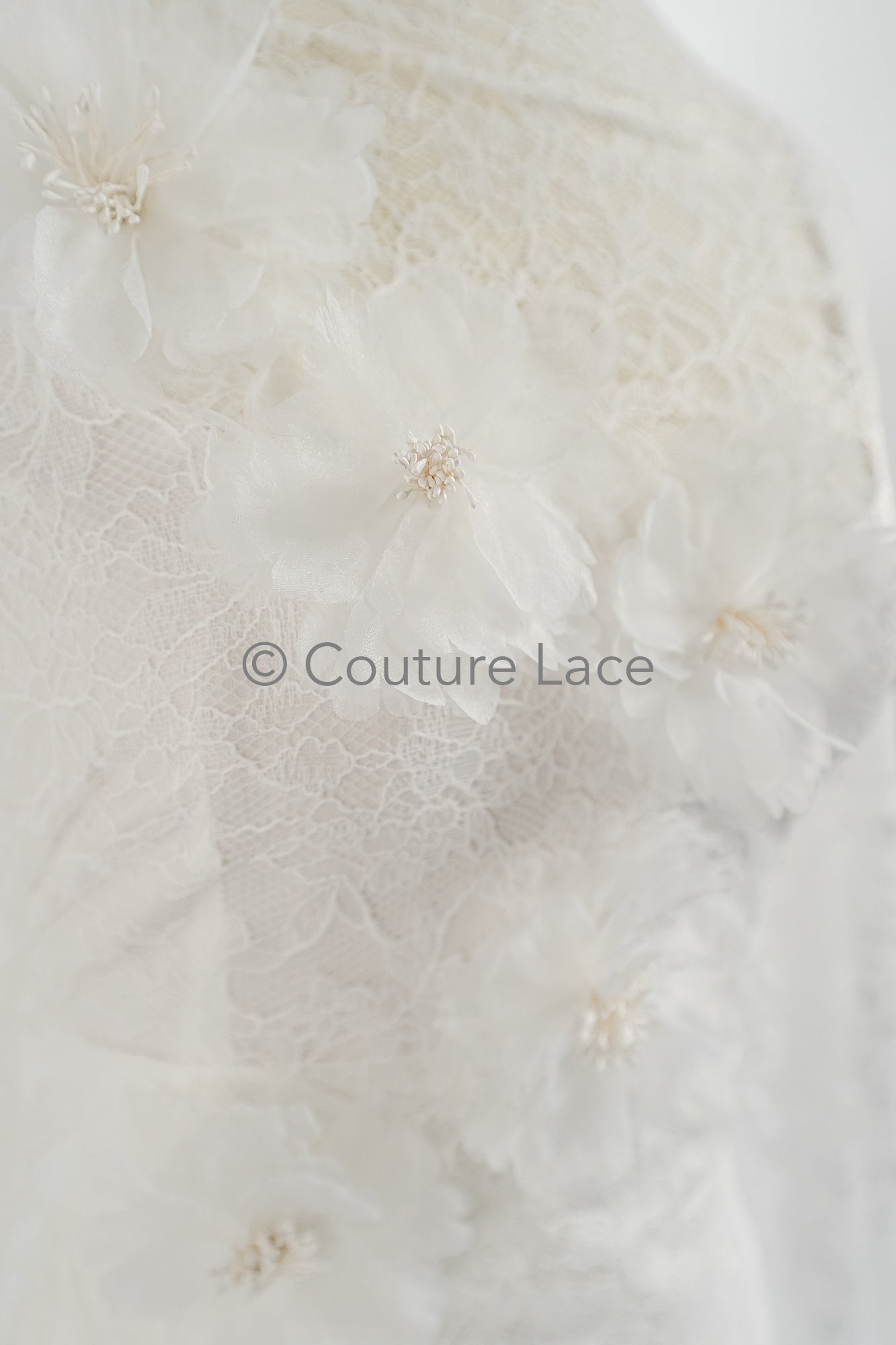 3D lace flowers/ 3D flowers sew on/ 3D flowers lace applique/ wedding dress lace applique// A24-452