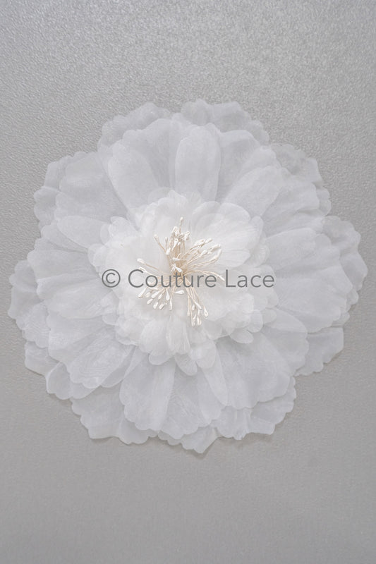 Fleurs de dentelle 3D/ Coudre sur des fleurs 3D/ Applique de dentelle de fleurs 3D/ Applique de dentelle de robe de mariée// A24-453