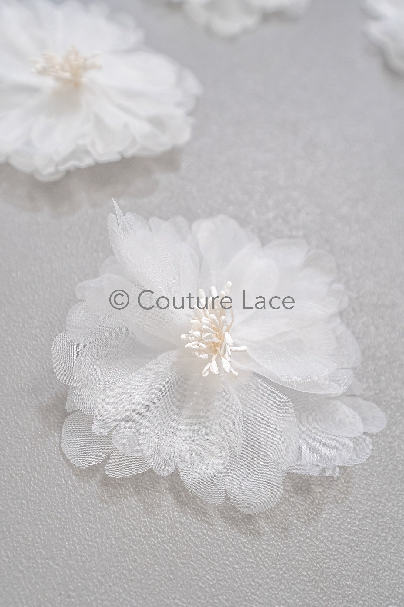 3D lace flowers/ 3D flowers sew on/ 3D flowers lace applique/ wedding dress lace applique// A24-452