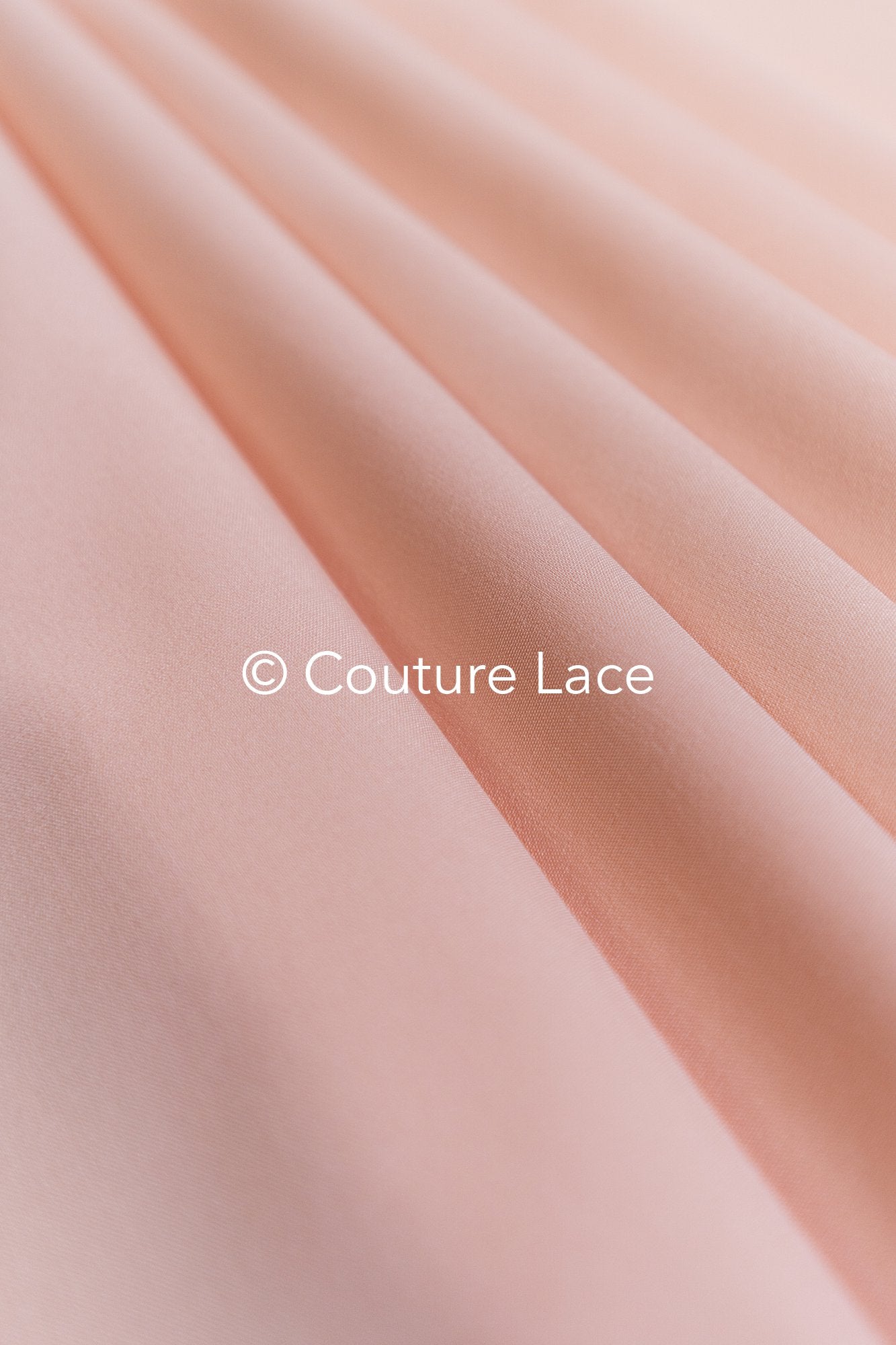 Peach-colored, soft stretch satin – ideal for elegant evening dresses and festive occasions // R-140-17