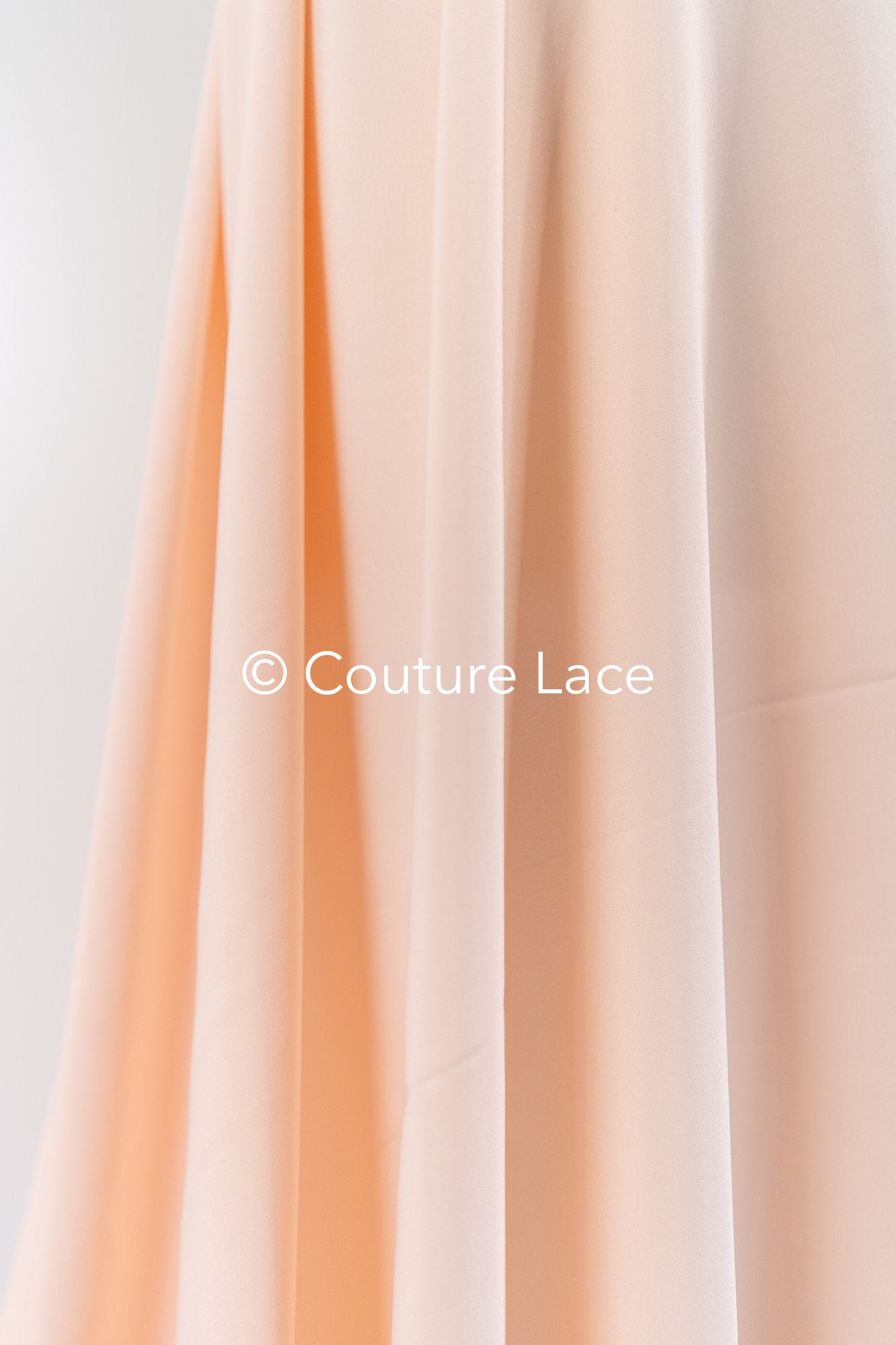 Light pink, light apricot stretch satin – ideal for elegant evening dresses and festive occasions // R-141-24