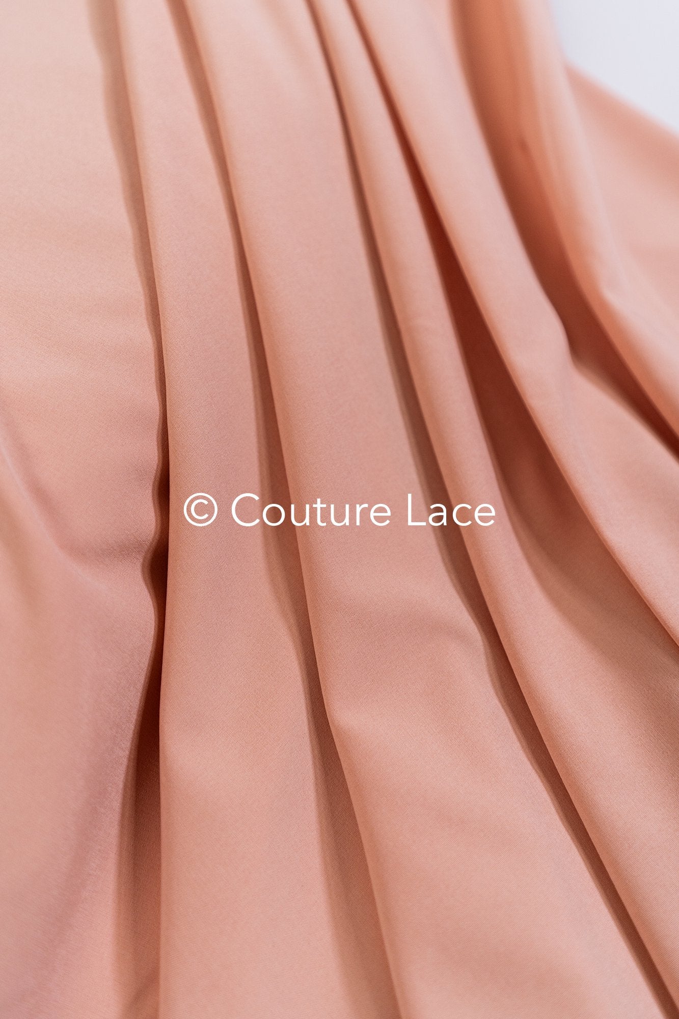 21.9yds/ 20 Meter Bale - Blush-colored Stretch Satin // R-142-26-BALLEN