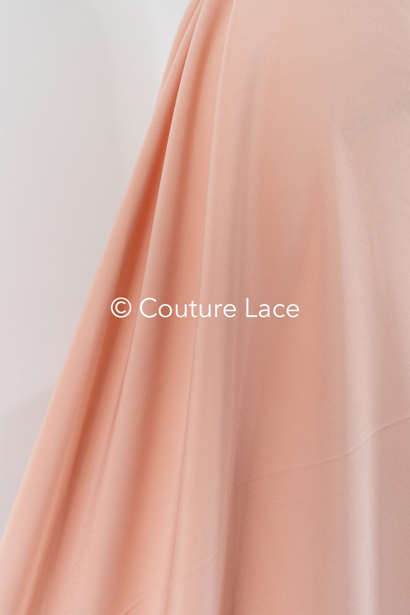 21.9yds/ 20 Meter Bale - Blush-colored Stretch Satin // R-142-26-BALLEN