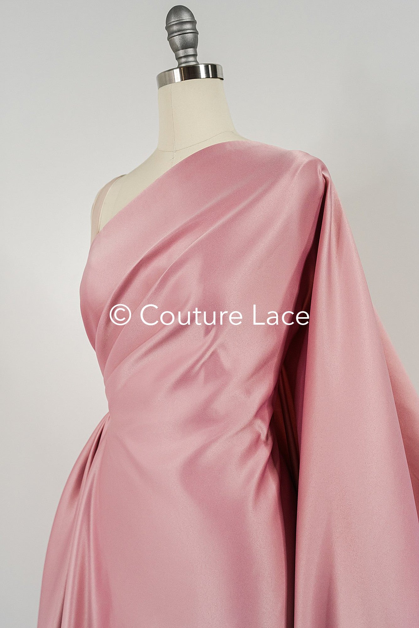 Berry-colored satin, silky satin for noble princess dresses, evening gowns and decoration // R-070