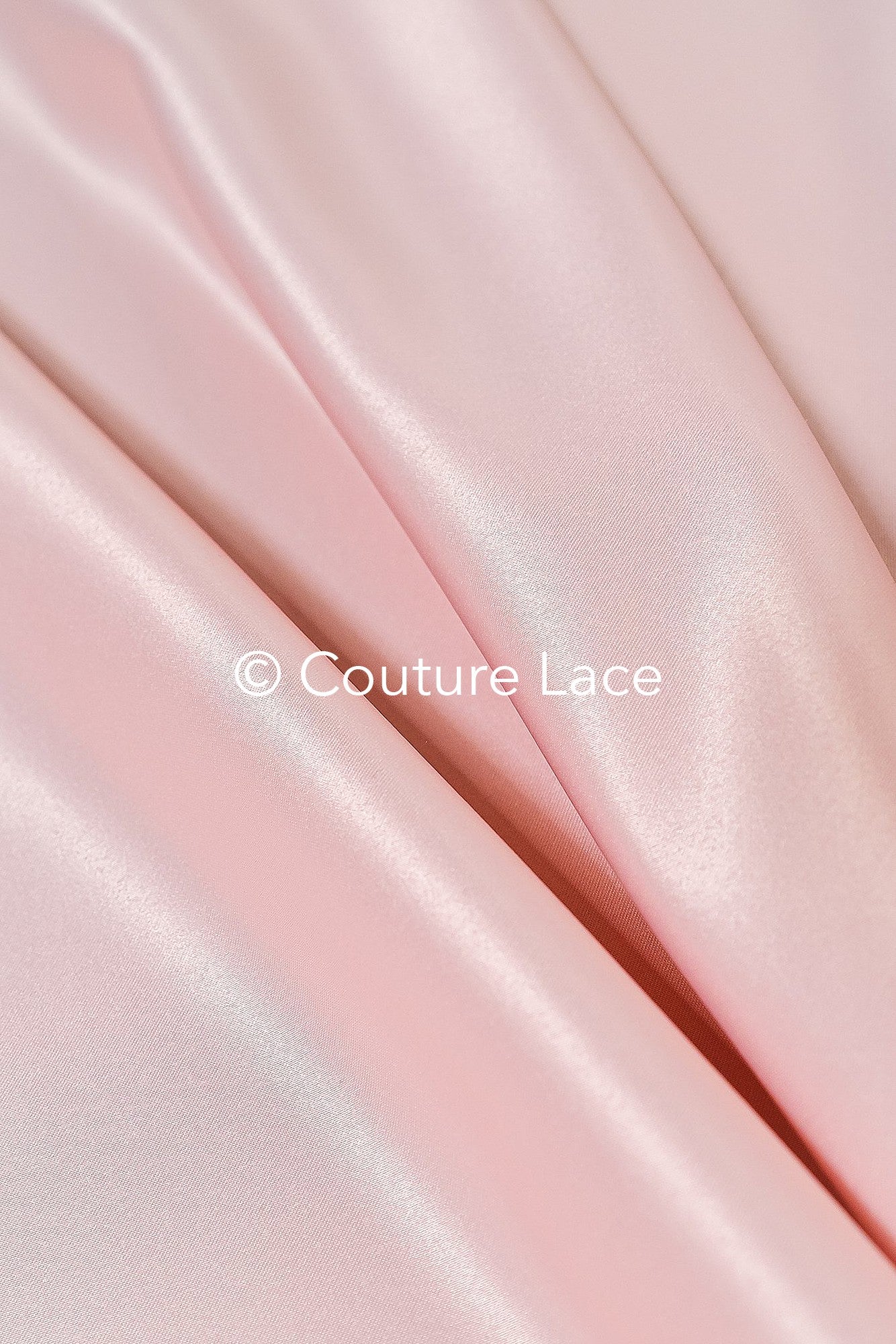 Peach satin, silky satin for noble princess dresses, evening gowns and decoration // R-071