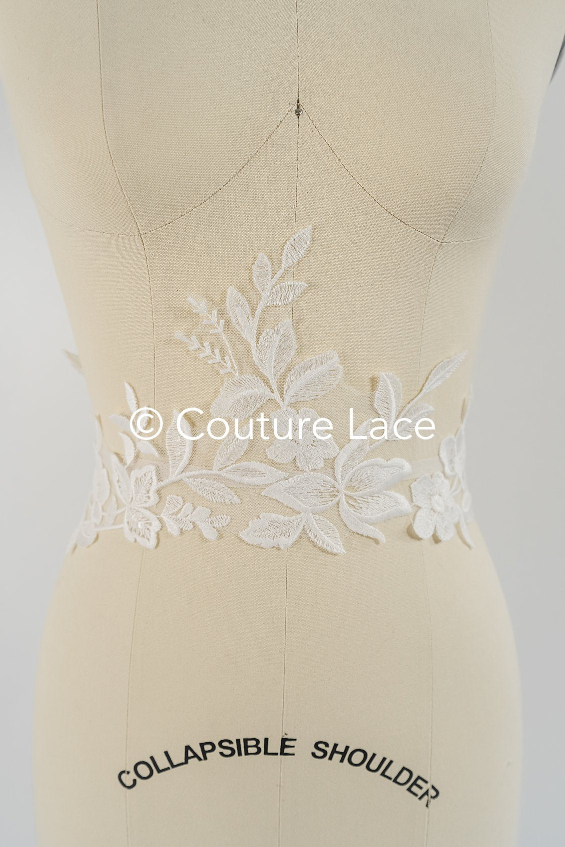 Brautspitze Borte mit Pailletten/ Spitzenborte off-white/ Braut Spitzenborte/ Spitzenborte für Brautkleid// T24-018