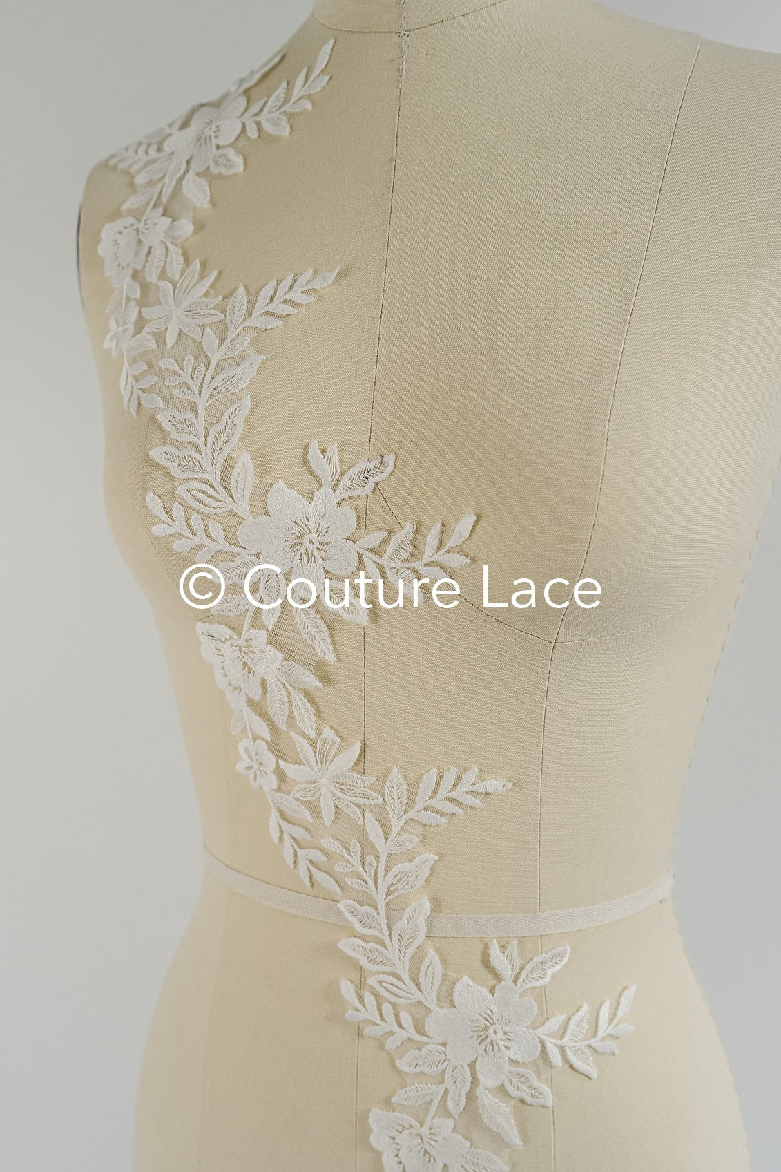 Brautspitze Borte weiß/ Boho Spitzenborte off-white/ Braut Spitzenborte/ Spitzenborte für Brautkleid// T24-021