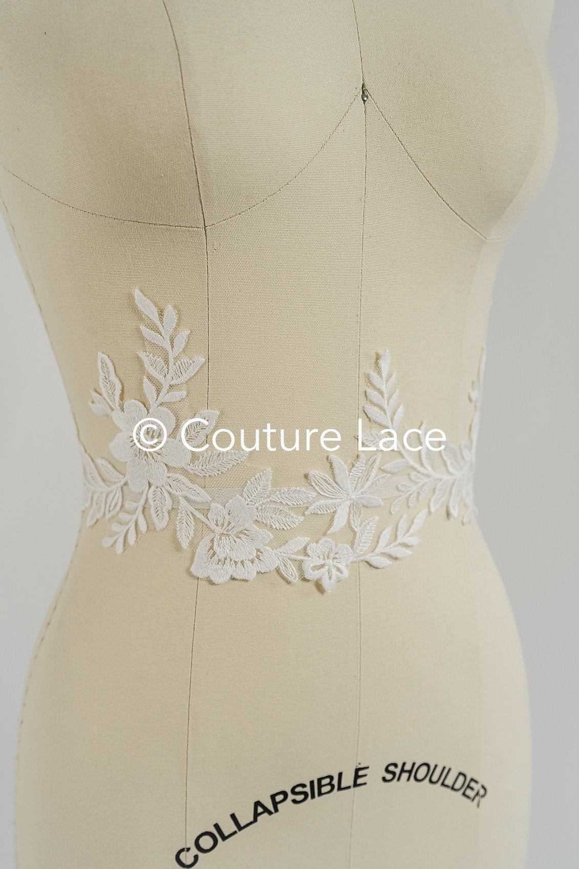 Brautspitze Borte weiß/ Boho Spitzenborte off-white/ Braut Spitzenborte/ Spitzenborte für Brautkleid// T24-021