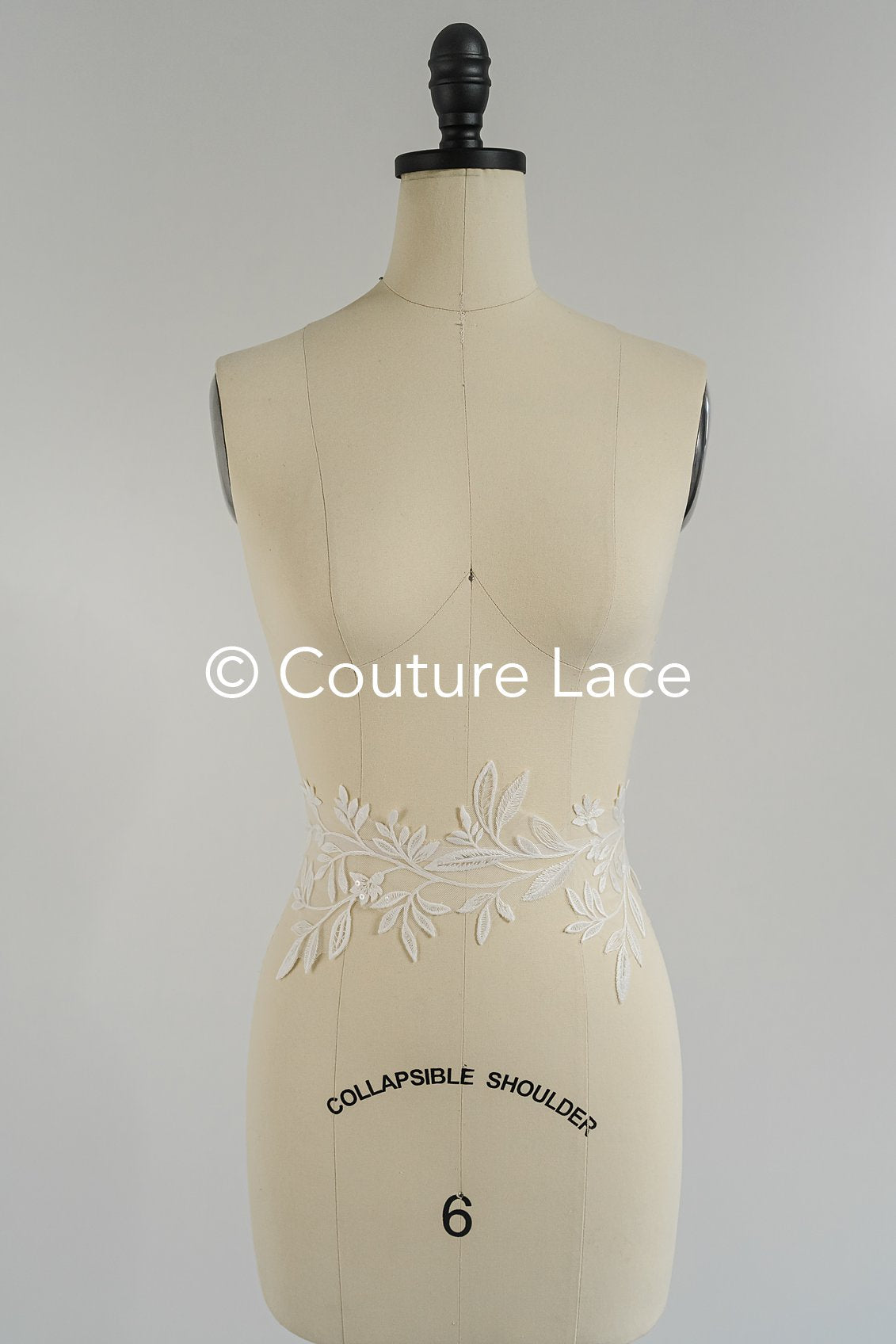Brautspitze Borte mit Pailletten/ Spitzenborte off-white/ Braut Spitzenborte/ Spitzenborte für Brautkleid// T24-022