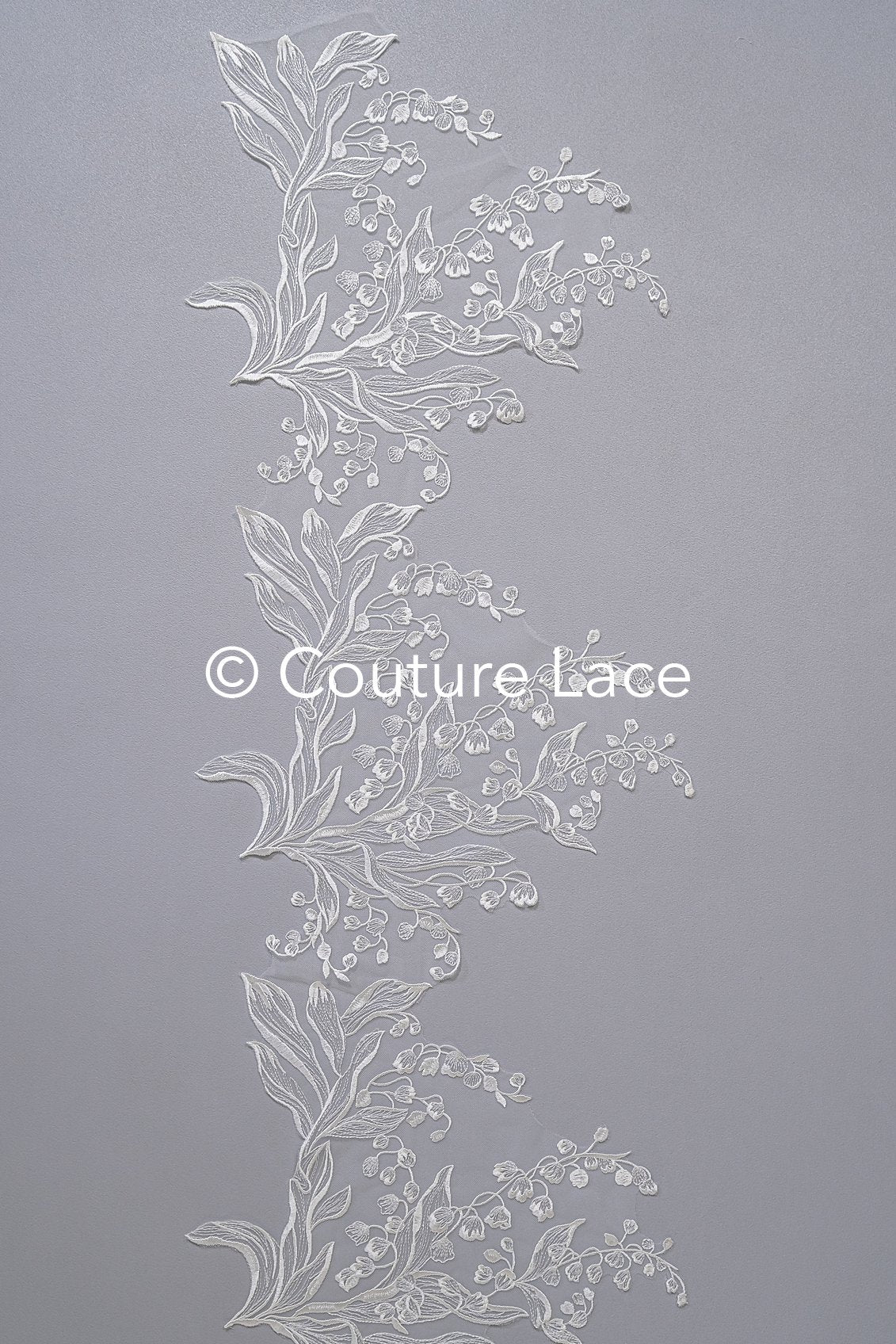 Brautspitze Borte/ Spitzenborte off-white/ florale Braut Spitzenborte/ Spitzenborte für Brautkleid// T24-026