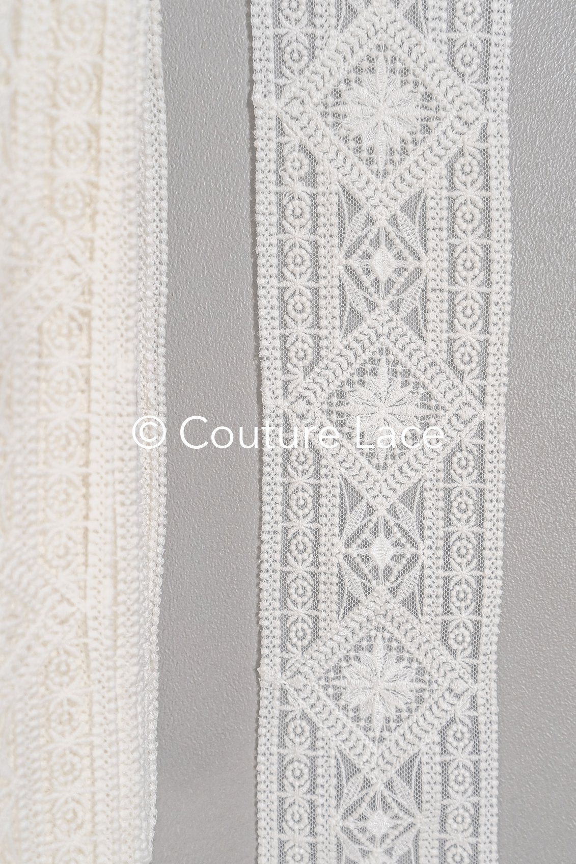 Brautspitze Borte/ Spitzenborte off-white/ Boho Braut Borte/ Spitzenborte für Brautkleid// T24-231