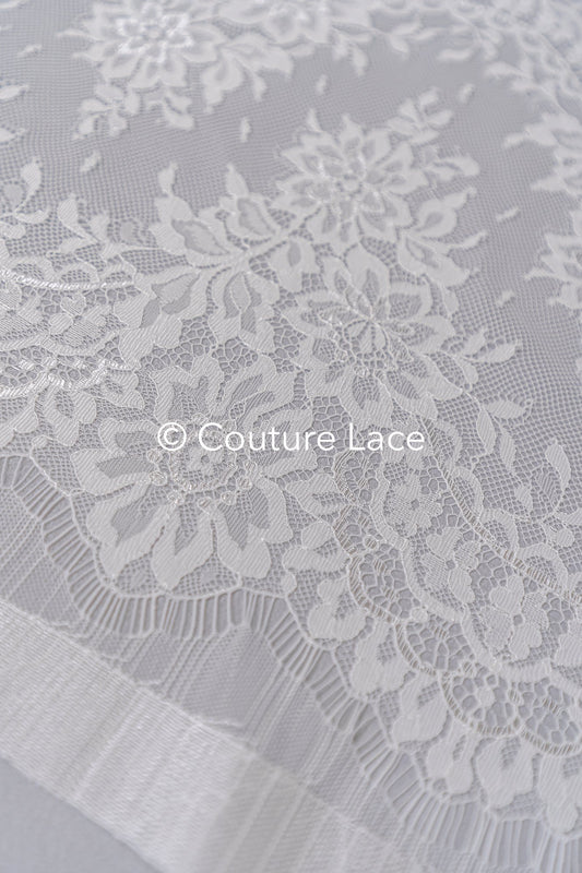 3 Meter Französische Blumen Spitze Borte/ Französische Chantilly Brautspitze Borte // T26-247