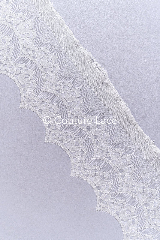 3 Meter Französische Blumen Spitze Borte/ Französische Chantilly Brautspitze Borte // T26-263B