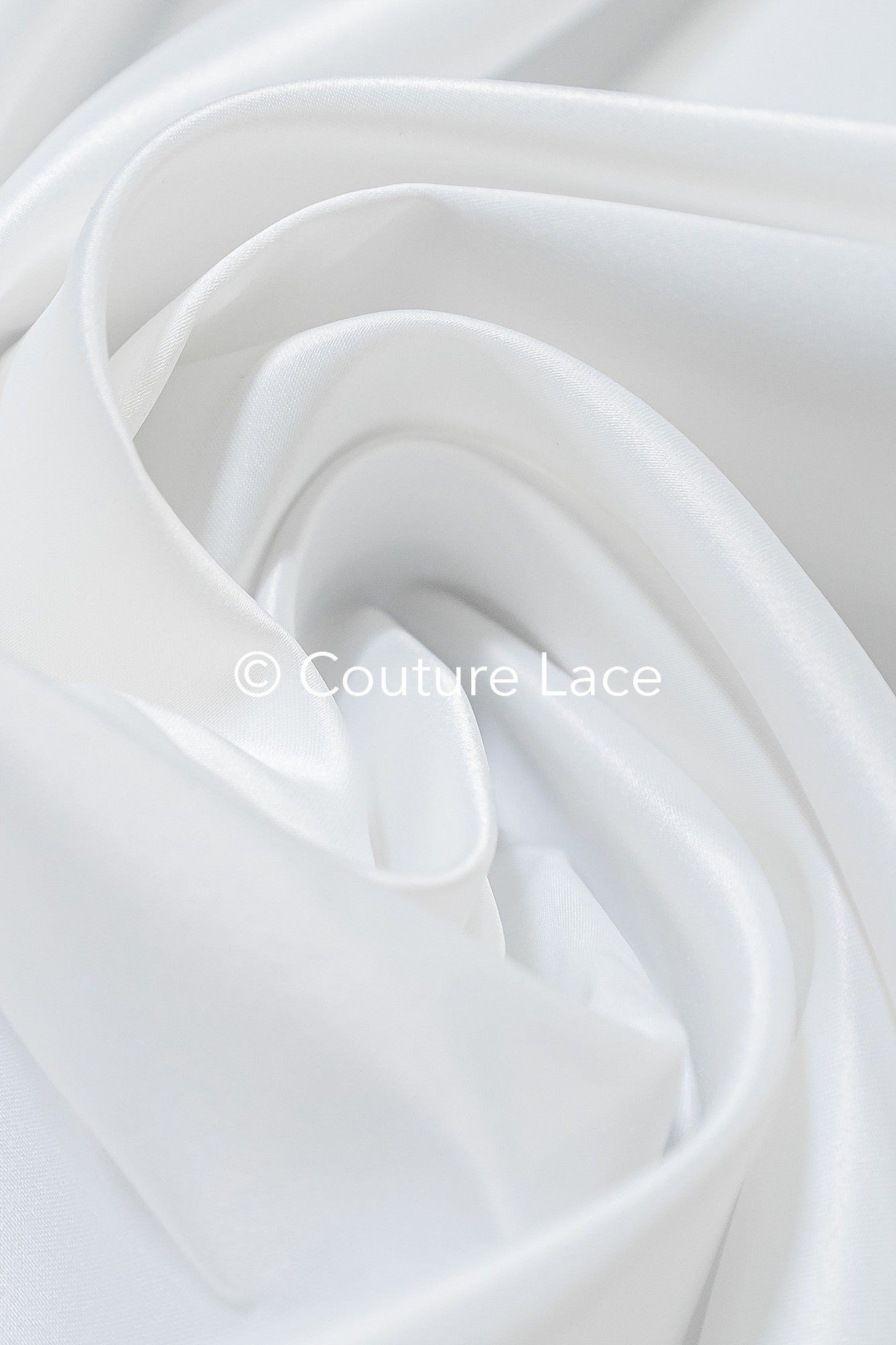 Noble bridal satin fabric – silky smooth shine for princess wedding dresses & decoration // R-073