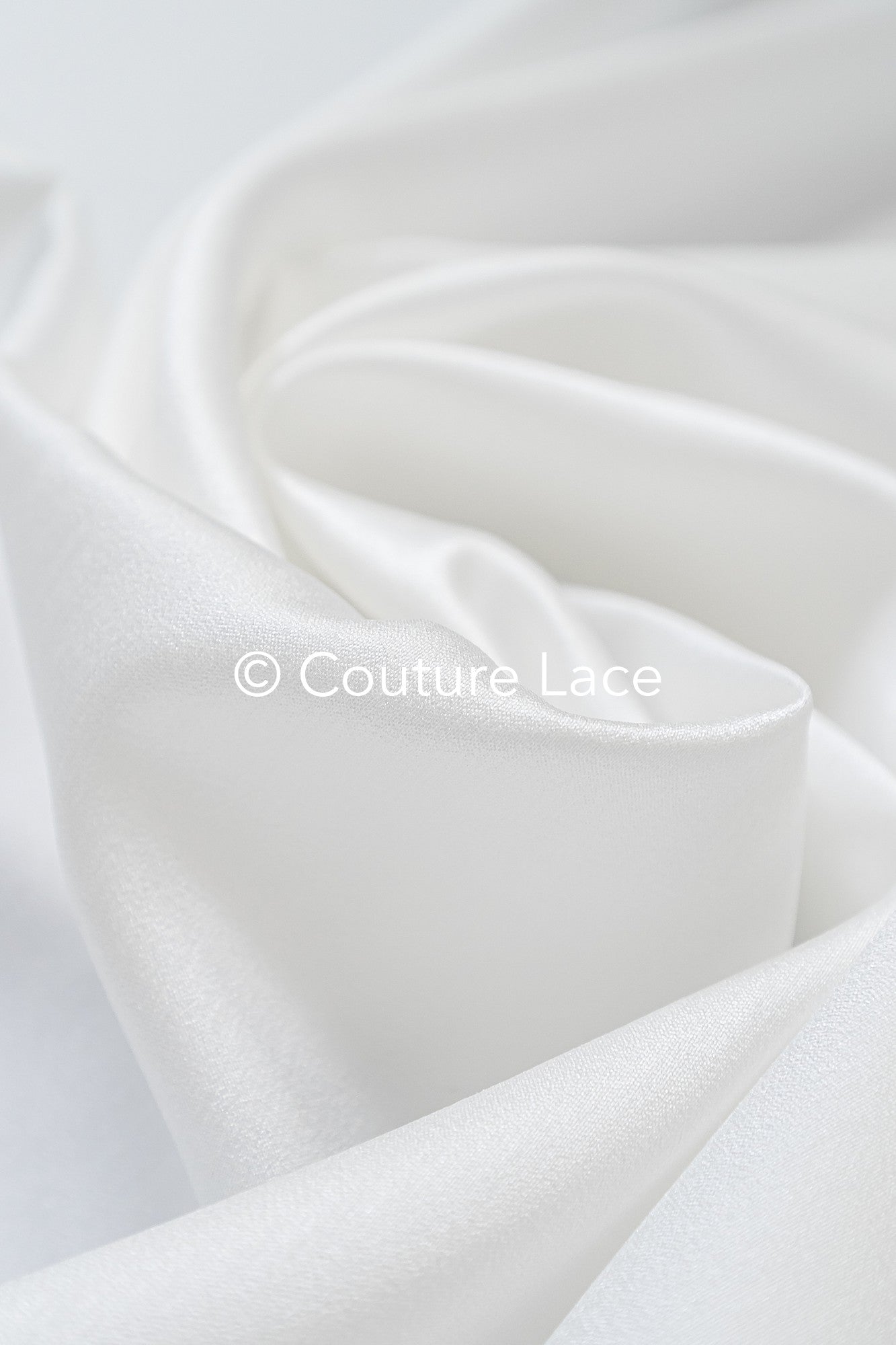 Noble bridal satin fabric – silky smooth shine with scratch pattern for wedding dresses & decoration// R-074