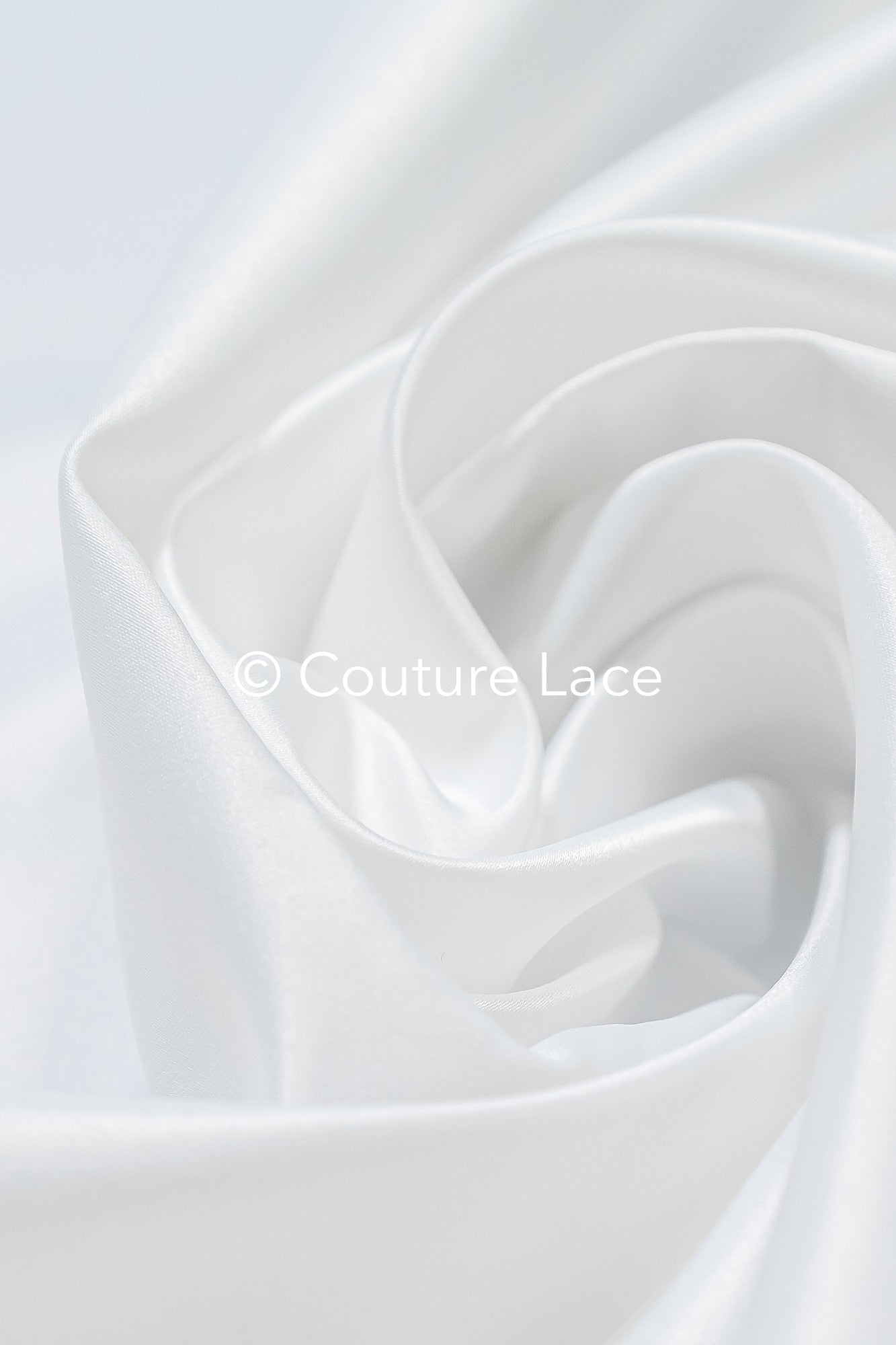 Noble bridal satin fabric – silky smooth shine for princess wedding dresses & decoration // R-073