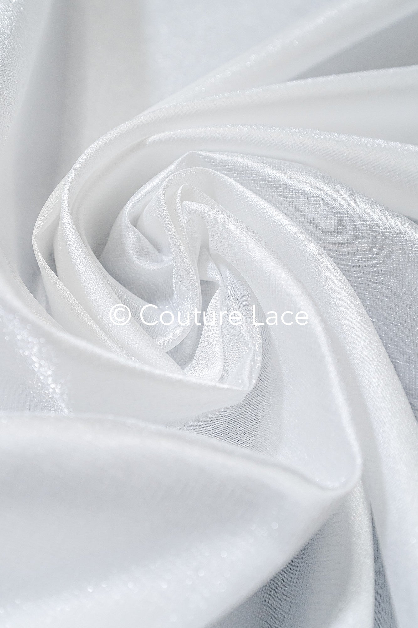Structured Mikado Fabric Off-White with Lyrex Threads – Perfect for Princess Wedding Dresses & Decoration// R-072