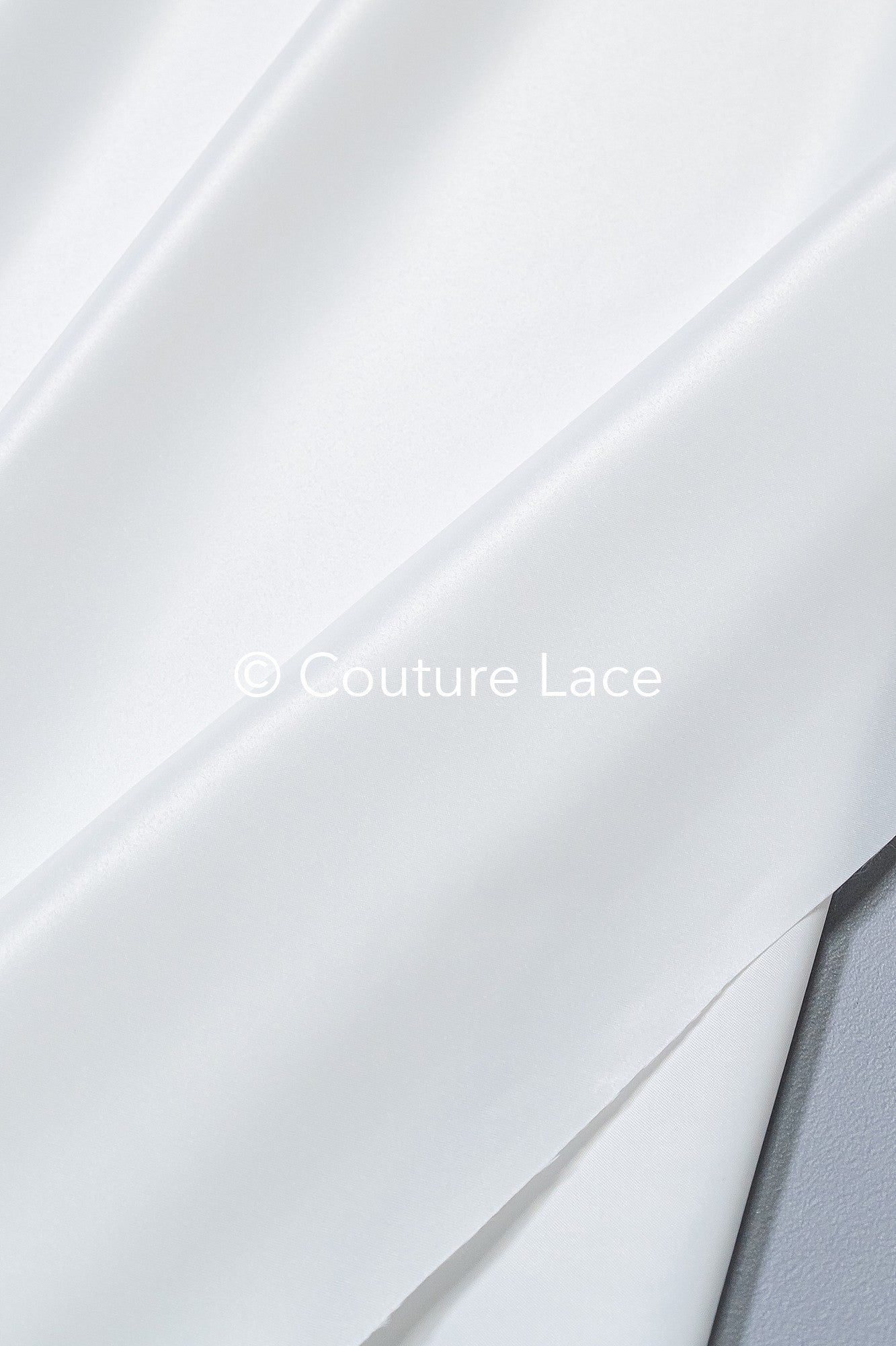 Noble bridal satin fabric – silky smooth shine for princess wedding dresses & decoration // R-073