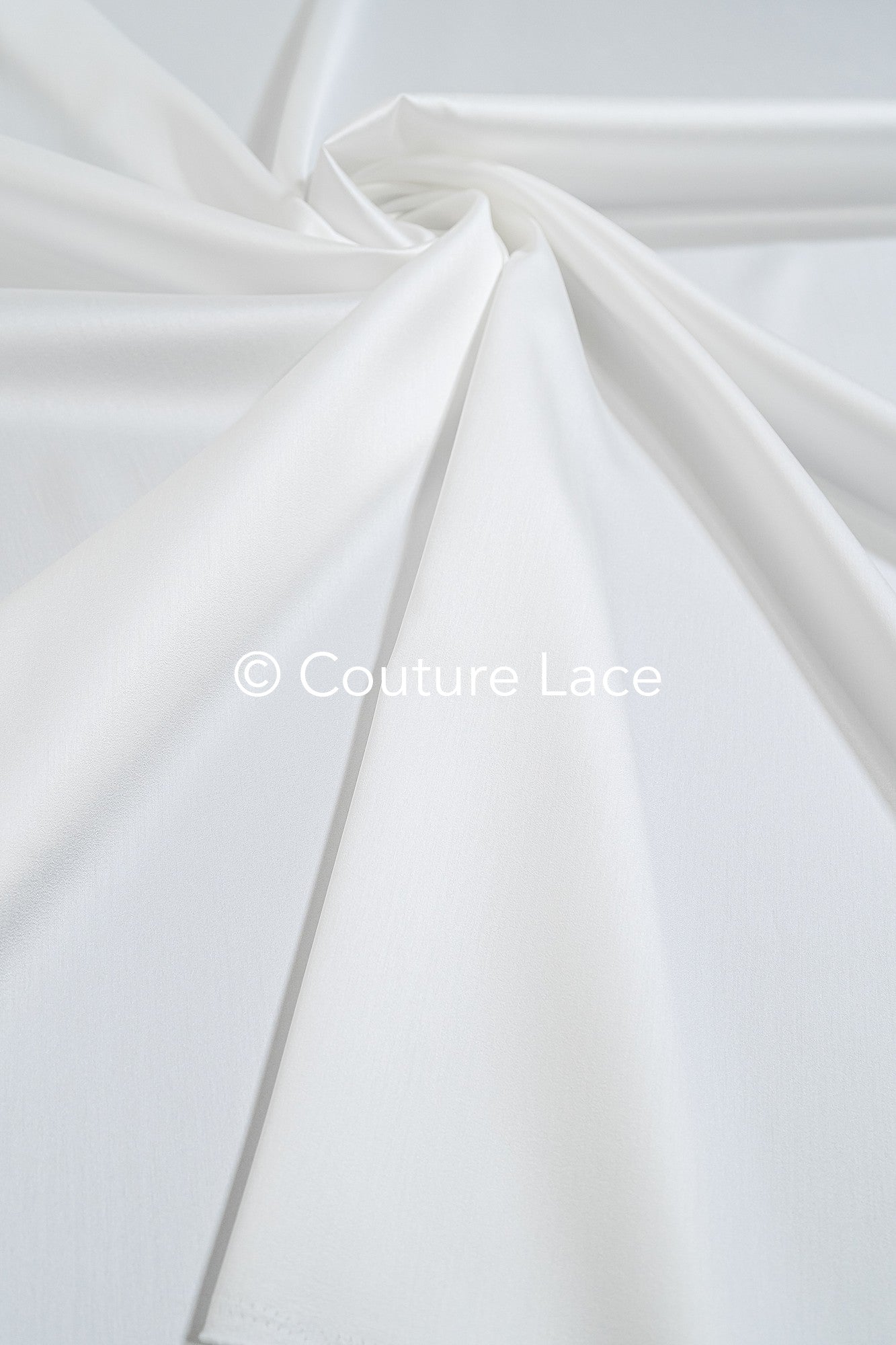 Noble bridal satin fabric – silky smooth shine with scratch pattern for wedding dresses & decoration// R-074