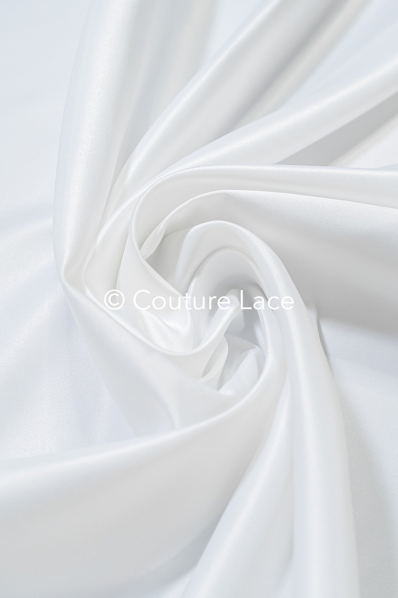 Noble bridal satin fabric – silky smooth shine for princess wedding dresses & decoration // R-073