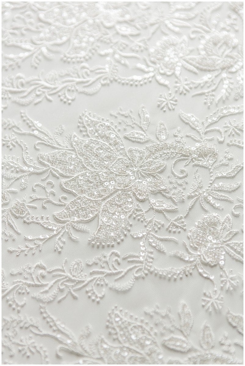 Schwerer Perlen Spitzenstoff, Braut Spitzenstoff, Hochzeitskleid Spitzenstoff, florale Spitze, Braut Spitzenkleid, Wellenspitze// L17-107