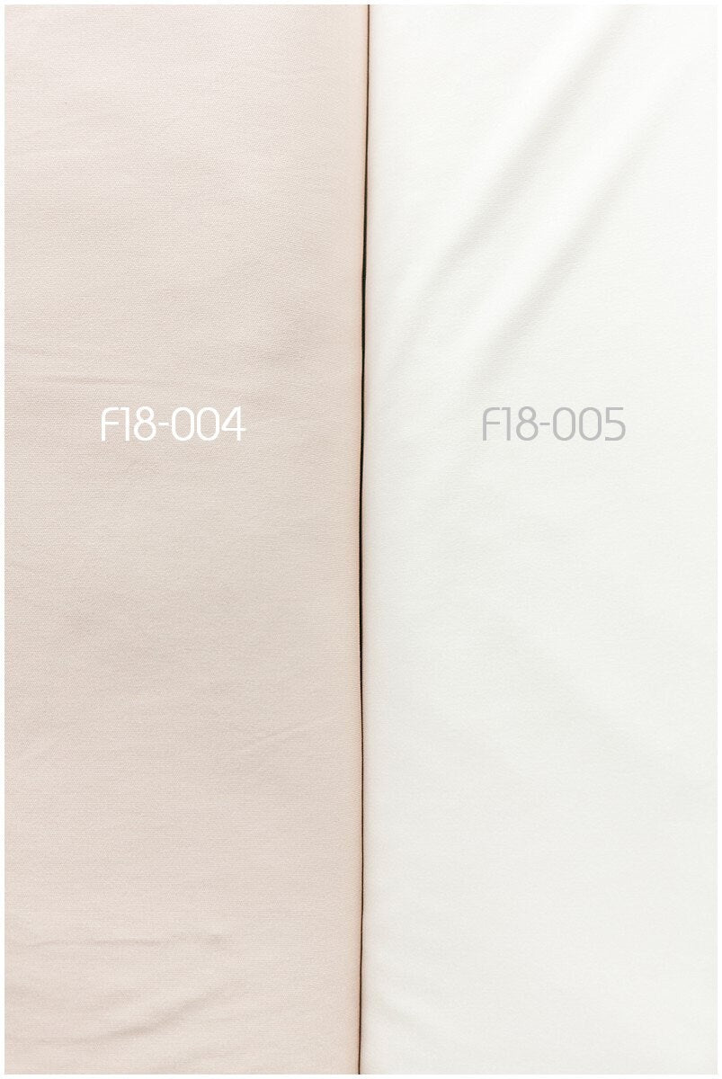 Off-White - High quality stretch lining fabric/ super soft stretch wedding dress fabric// F18-005