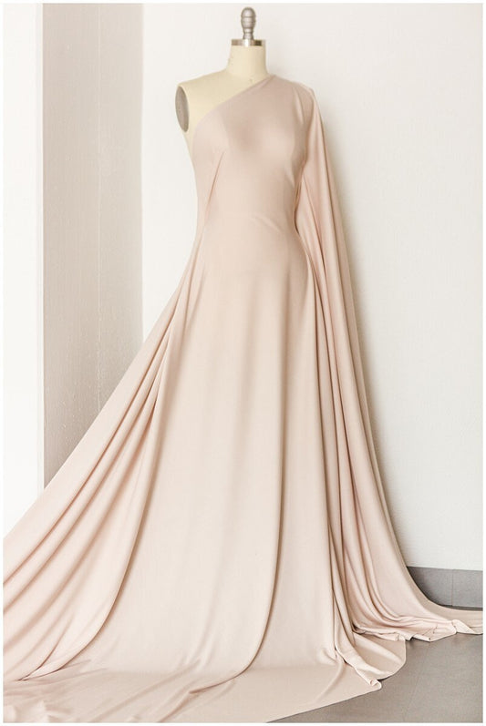 Skin Skin Tone - Tissu de doublure extensible de haute qualité/ tissu de robe de mariée extensible super doux/ doublure extensible de ton de peau// F18-004