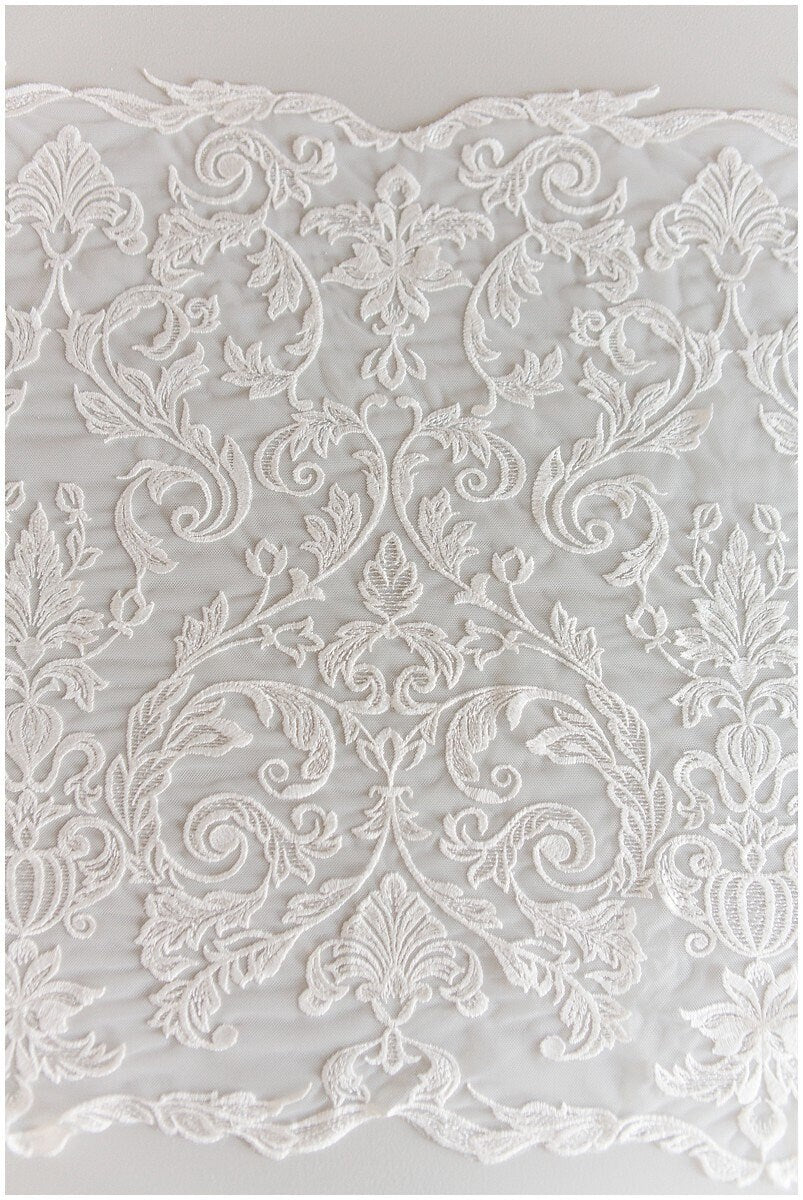 Guipure Look Lace Trim Off-White Ivory/ Bridal Lace Trim/ Wedding Dress Lace/ Bridal Lace// T17-008