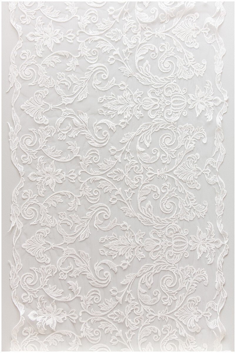 Guipure Look Lace Trim Off-White Ivory/ Bridal Lace Trim/ Wedding Dress Lace/ Bridal Lace// T17-008