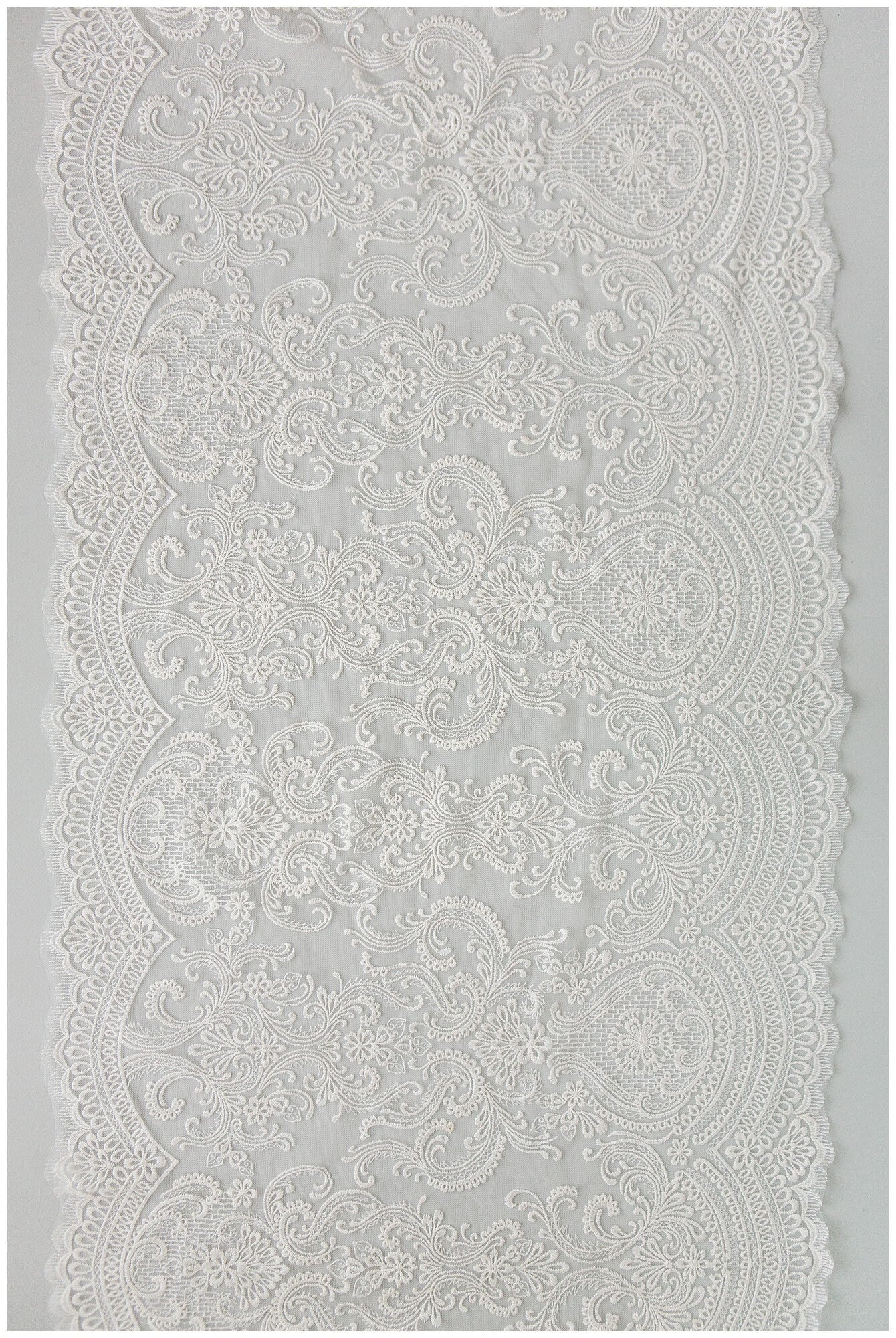 T17-062 /Bridal bolero lace trim, embroidered lace fabric for wedding dress, soft boho lace, boho wedding dress lace, embroidered lace trim