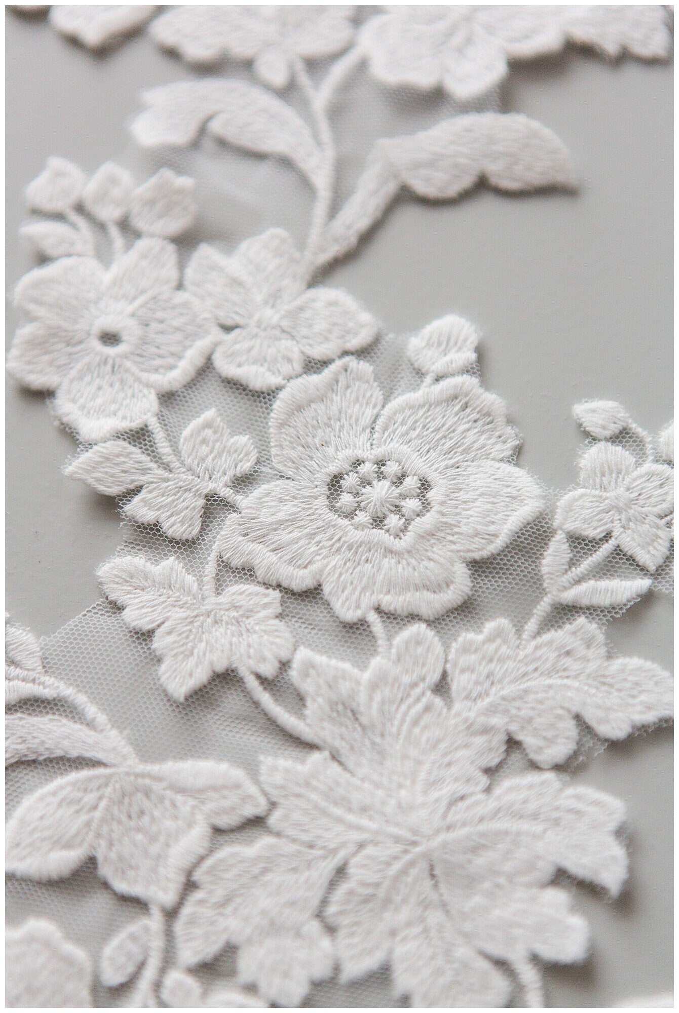 Hochzeit Spitzenstoff / Hochzeit Spitzenstoff / Blumen Braut Spitze Applikation// A17-150