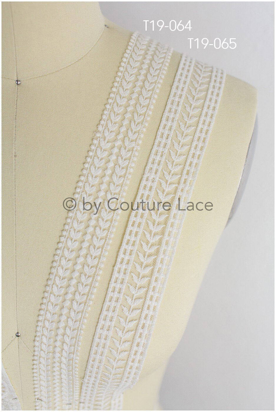 Soft embroidered lace trim off-white/ Boho wedding dress lace trim/ Bridal lace trim/ Veil lace// T19-066