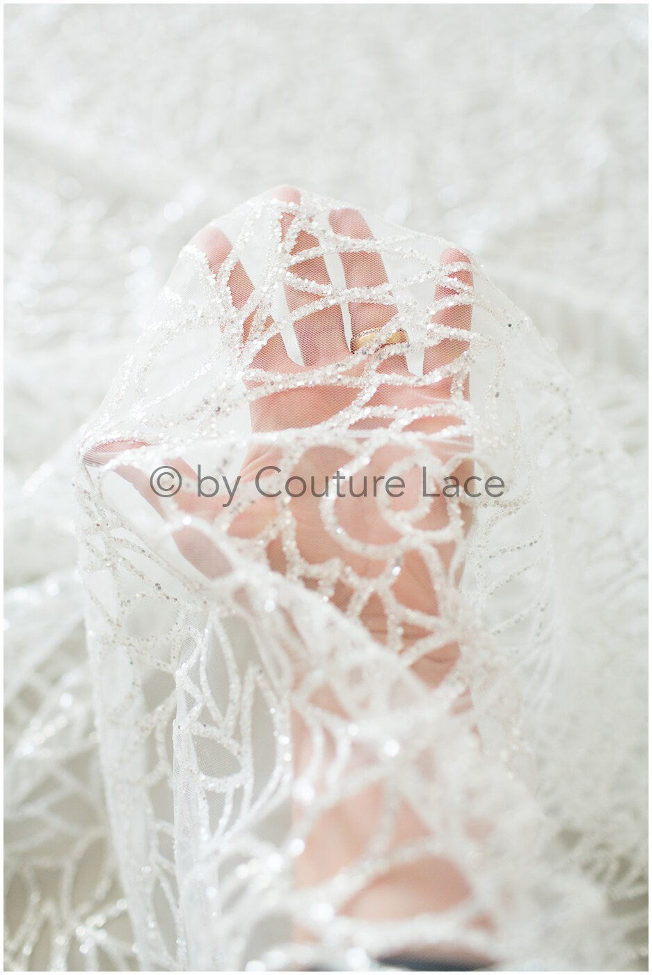 Glitter tulle fabric/ off-white diamond glitter net/ wedding dress fabric with glitter/ shiny bridal lace fabric/ shiny glitter tulle fabric// R-012