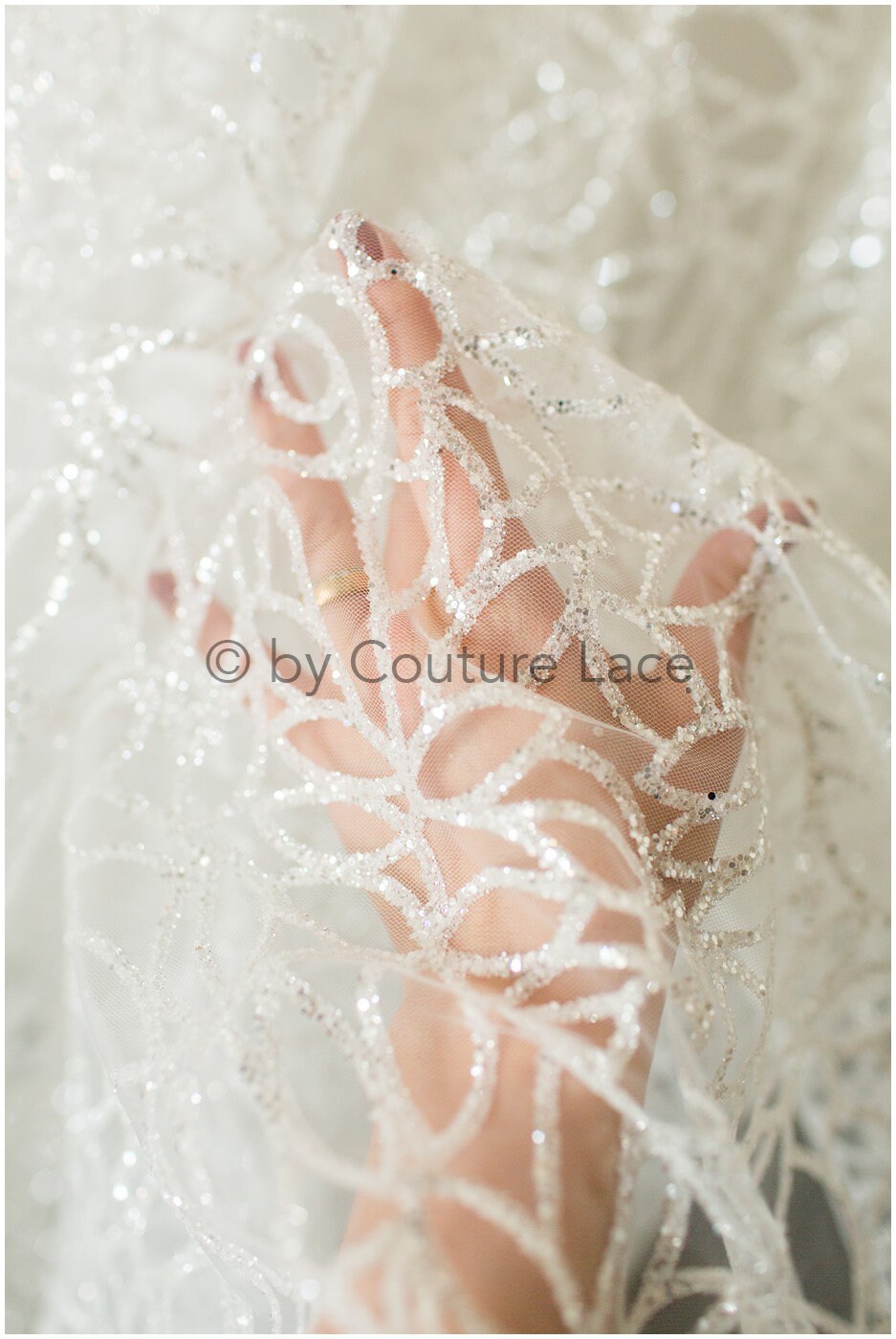 Glitter tulle fabric/ off-white diamond glitter net/ wedding dress fabric with glitter/ shiny bridal lace fabric/ shiny glitter tulle fabric// R-012