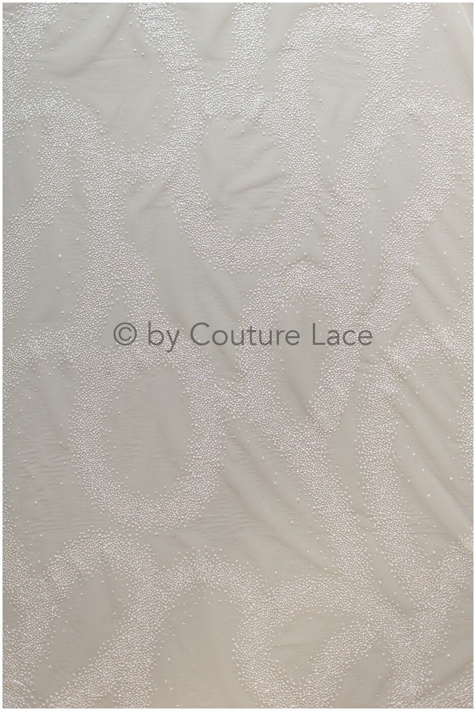Soft & high quality glitter tulle fabric with dots & stardust// Off-white diamond glitter tulle for wedding dress veil// R-023