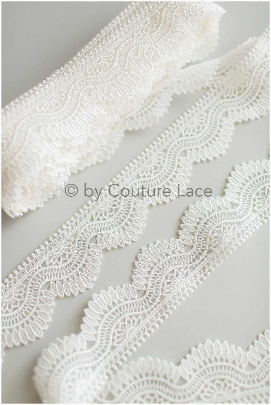 Boho lace trim, offwhite emvroidered lace trim, lace trim, lace veil, lace embroidery, boho bridal lace trim// T17-069